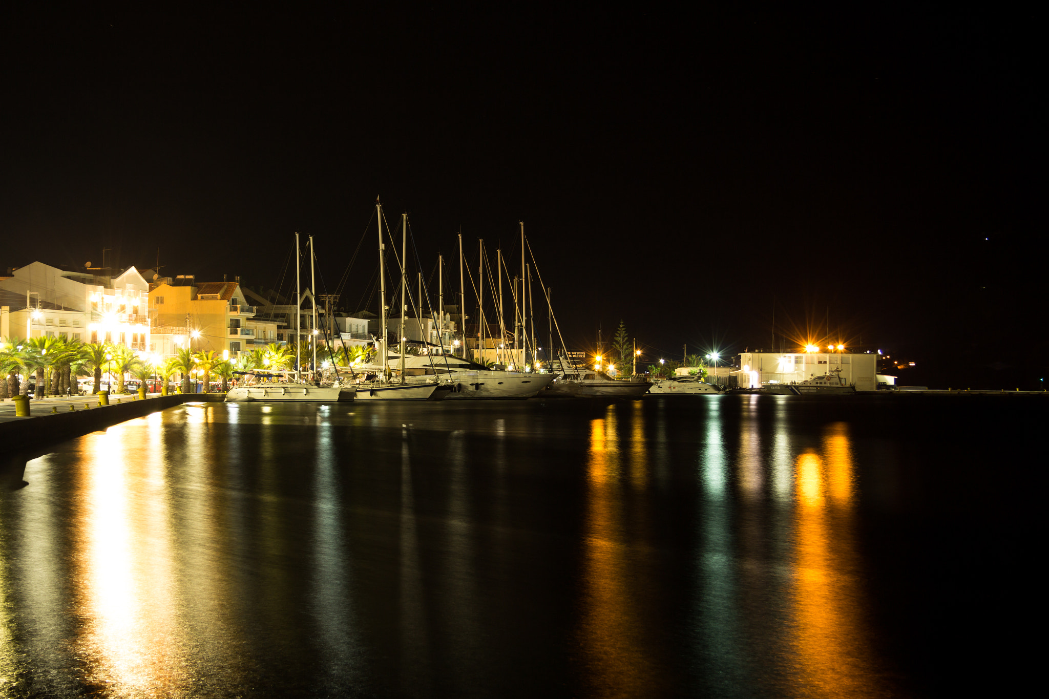 Canon EF-S 18-55mm F3.5-5.6 sample photo. Argostoli port photography