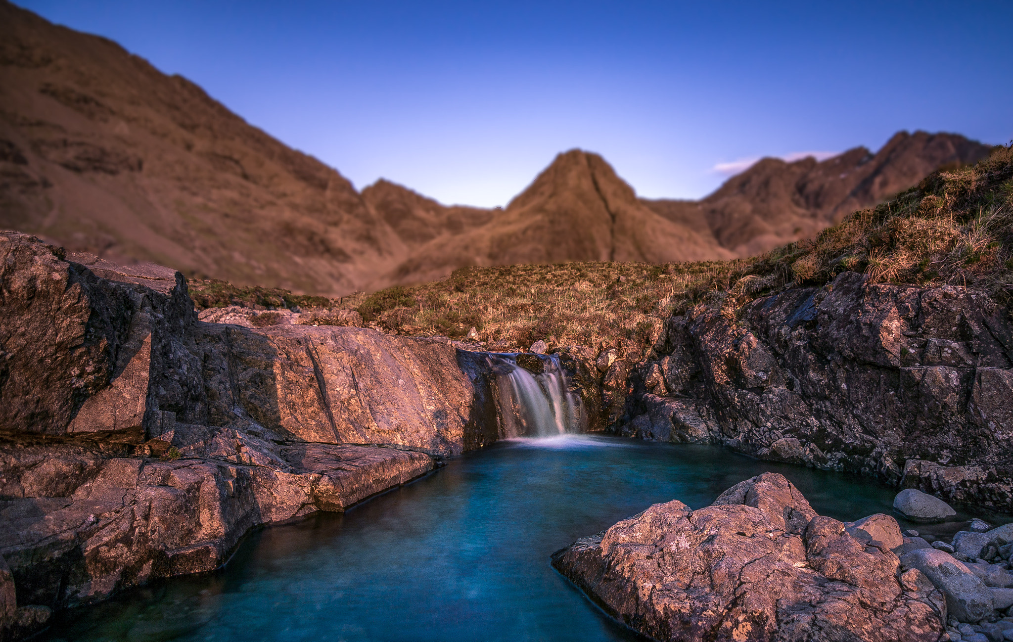 20mm F2.8 sample photo. Fairy pools - skye photography