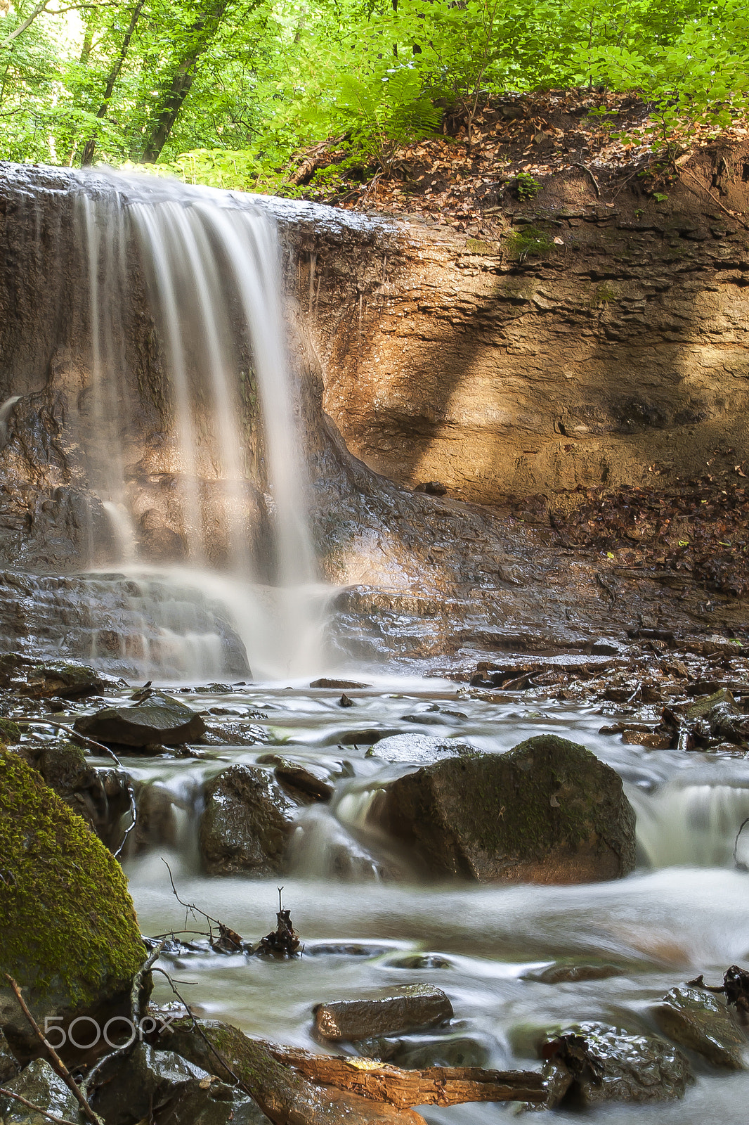Sigma 17-70mm F2.8-4 DC Macro OS HSM | C sample photo. Waterfall in the forest photography