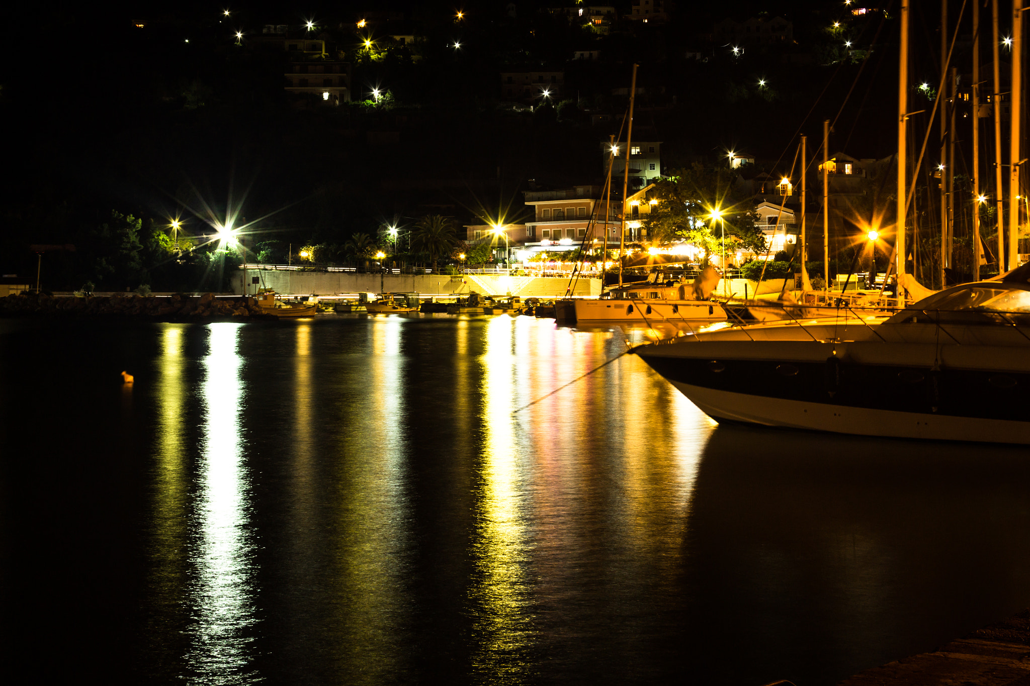 Canon EF-S 18-55mm F3.5-5.6 sample photo. Poros port photography