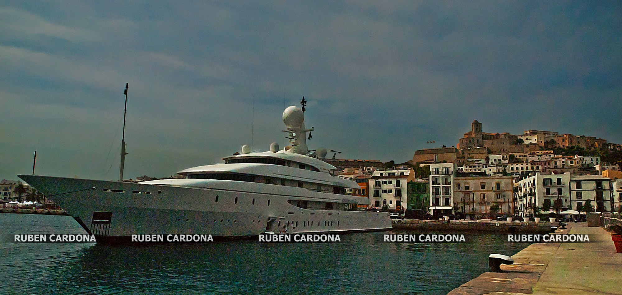 Olympus E-30 sample photo. Puerto de ibiza photography