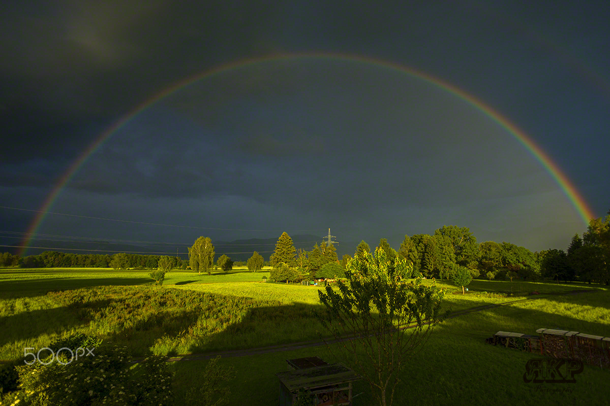 Sony a99 II + Sony 20mm F2.8 sample photo. Rainbow - regenbogen photography