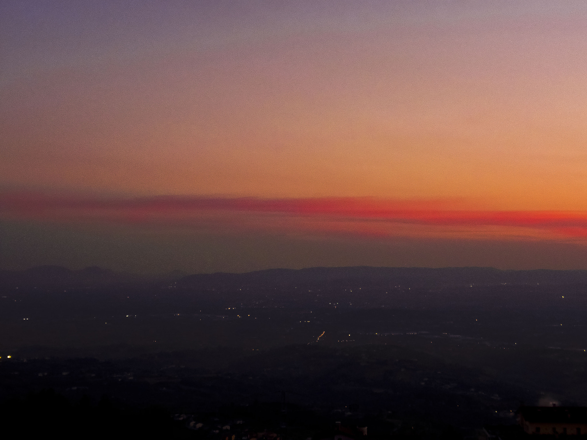 Olympus SP-810UZ sample photo. Sunset seen from my house⛅️ photography