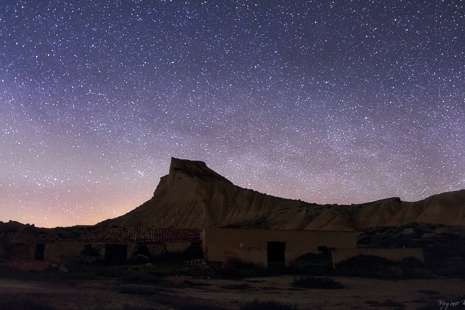 Canon EOS 700D (EOS Rebel T5i / EOS Kiss X7i) + Sigma 17-70mm F2.8-4 DC Macro OS HSM | C sample photo. Milkyway over bardenas photography