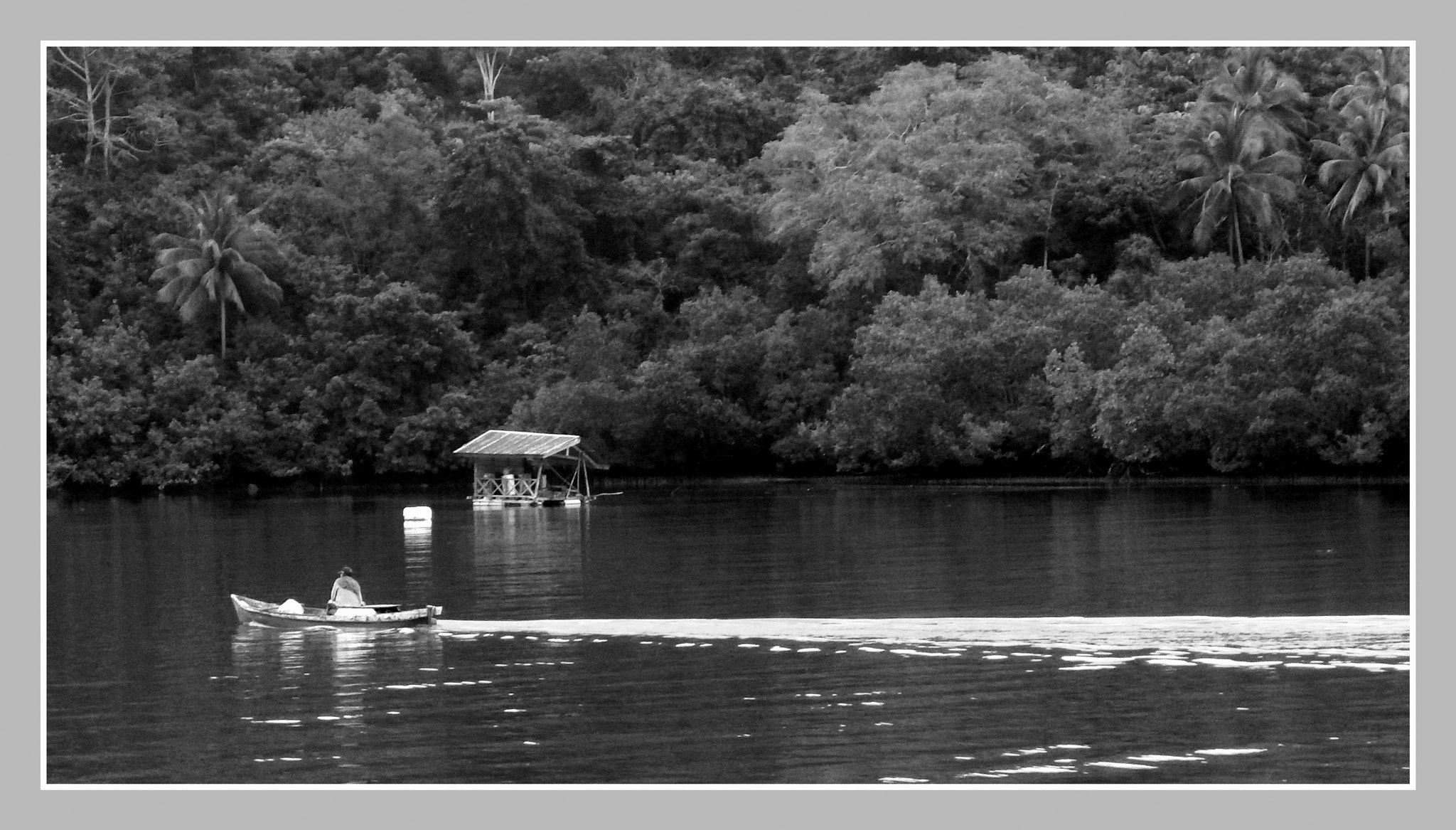 Ricoh WG-4 sample photo. Fisherman go out to sea photography
