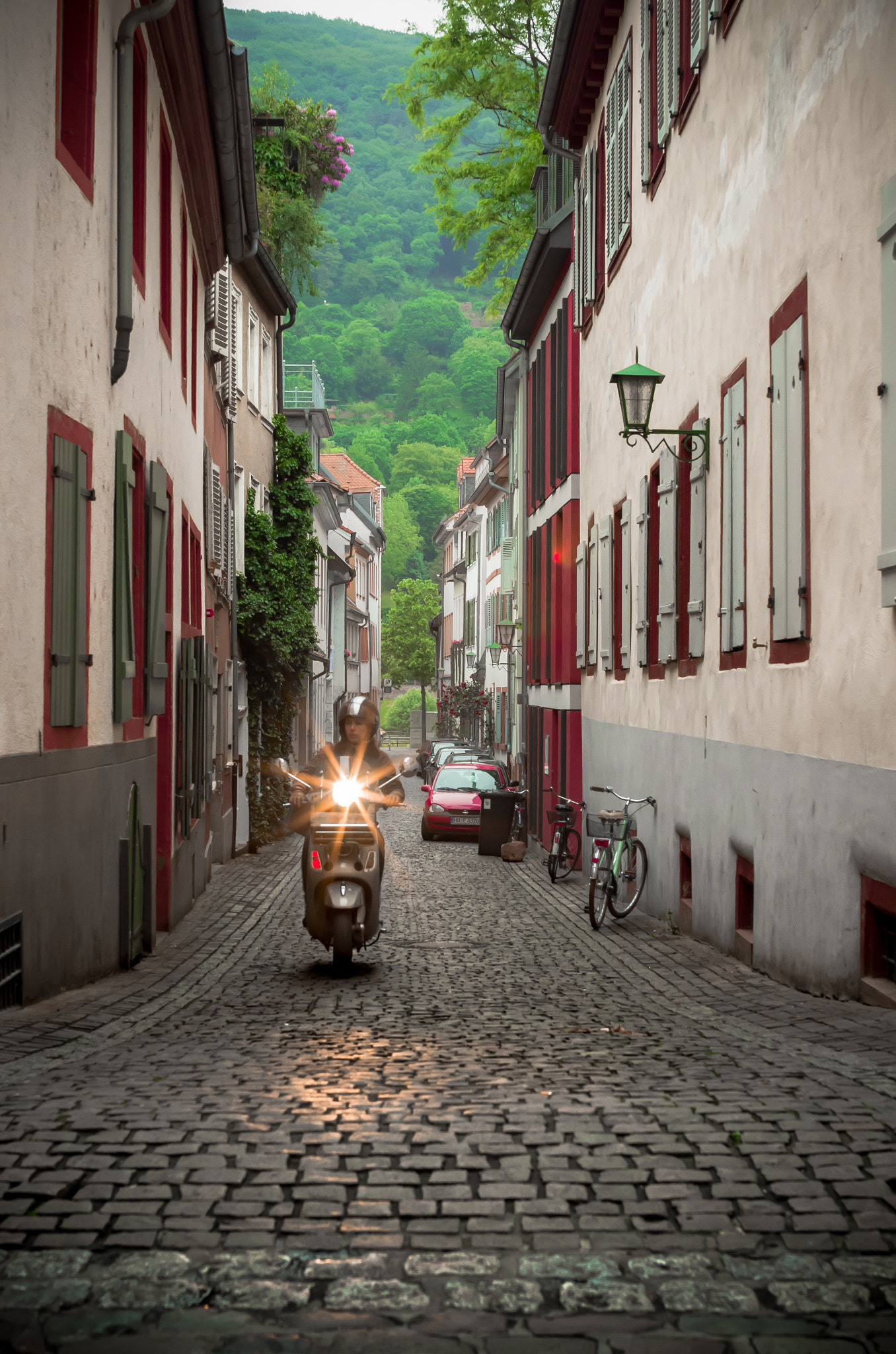 Pentax K-50 + A Series Lens sample photo. A passage through old town photography