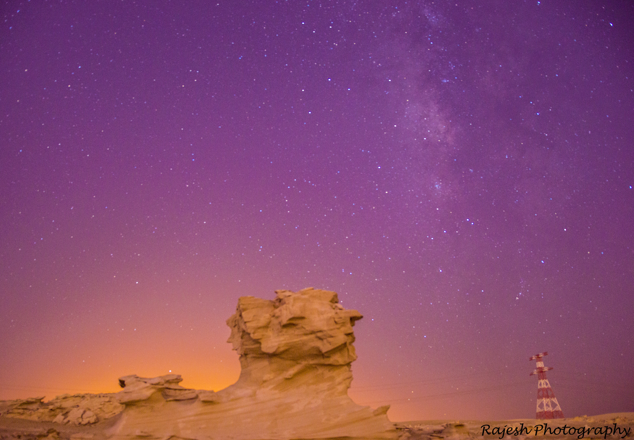 Nikon D3200 + Sigma 18-35mm F1.8 DC HSM Art sample photo. Milky way galaxy, taken near sand sclpture,  abu dhabi photography