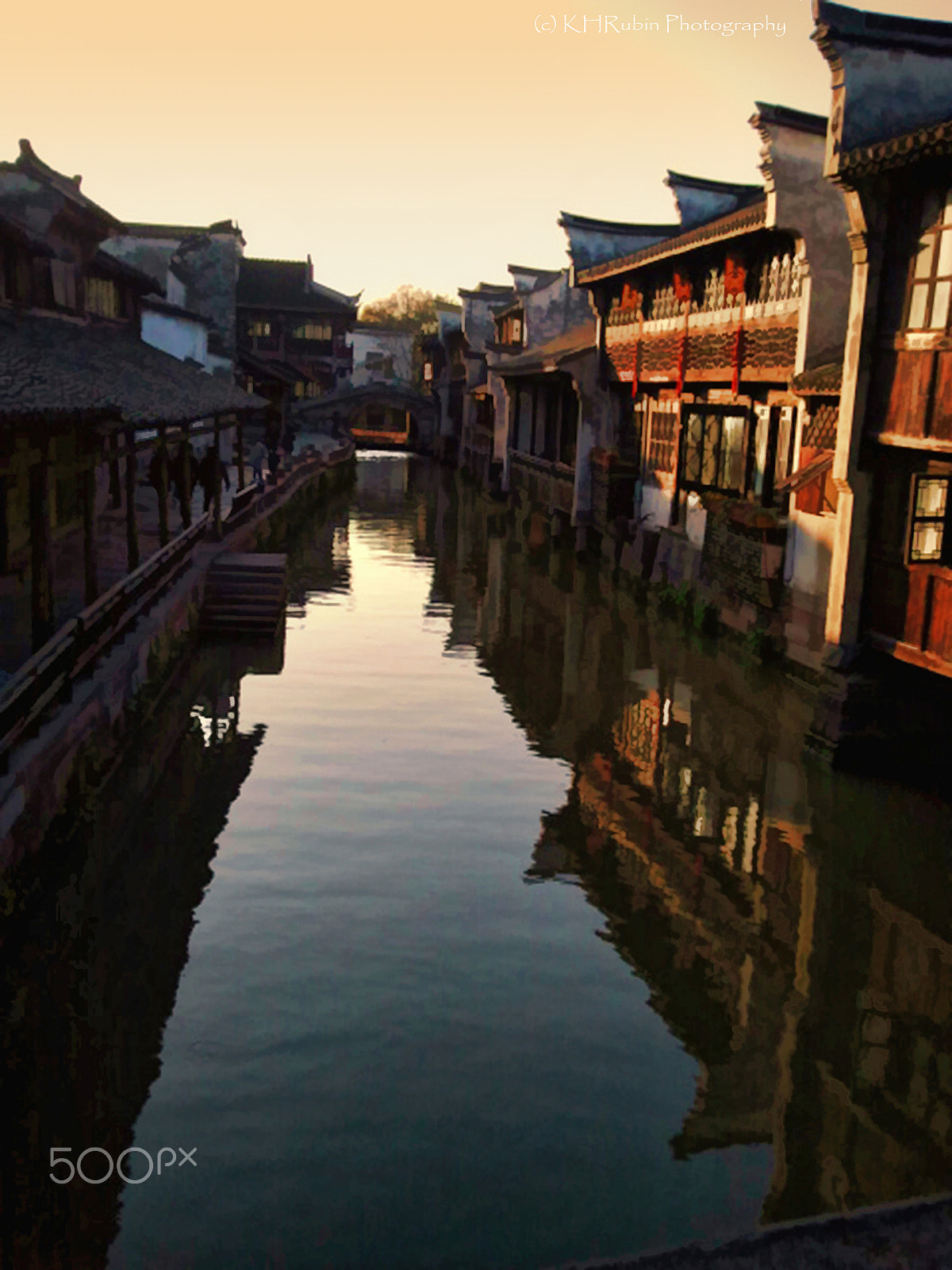 Samsung Galaxy S sample photo. Water town photography