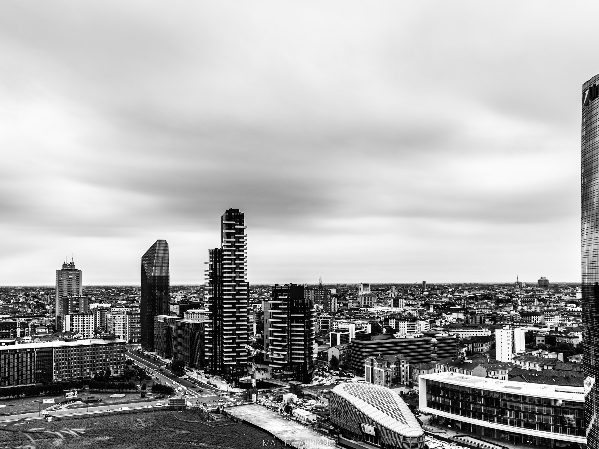 Pentax 645Z sample photo. Milan from the bosco verticale photography