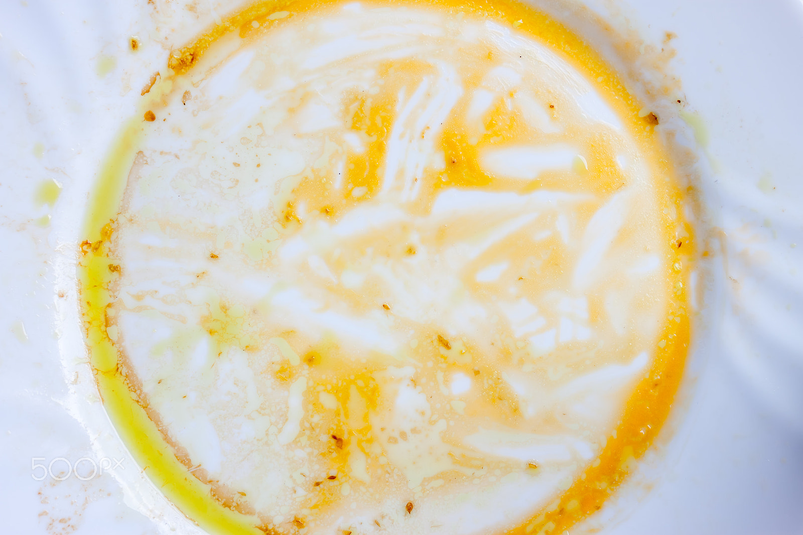 Canon EOS 500D (EOS Rebel T1i / EOS Kiss X3) + Canon EF 40mm F2.8 STM sample photo. Empty dirty dish with oil photography
