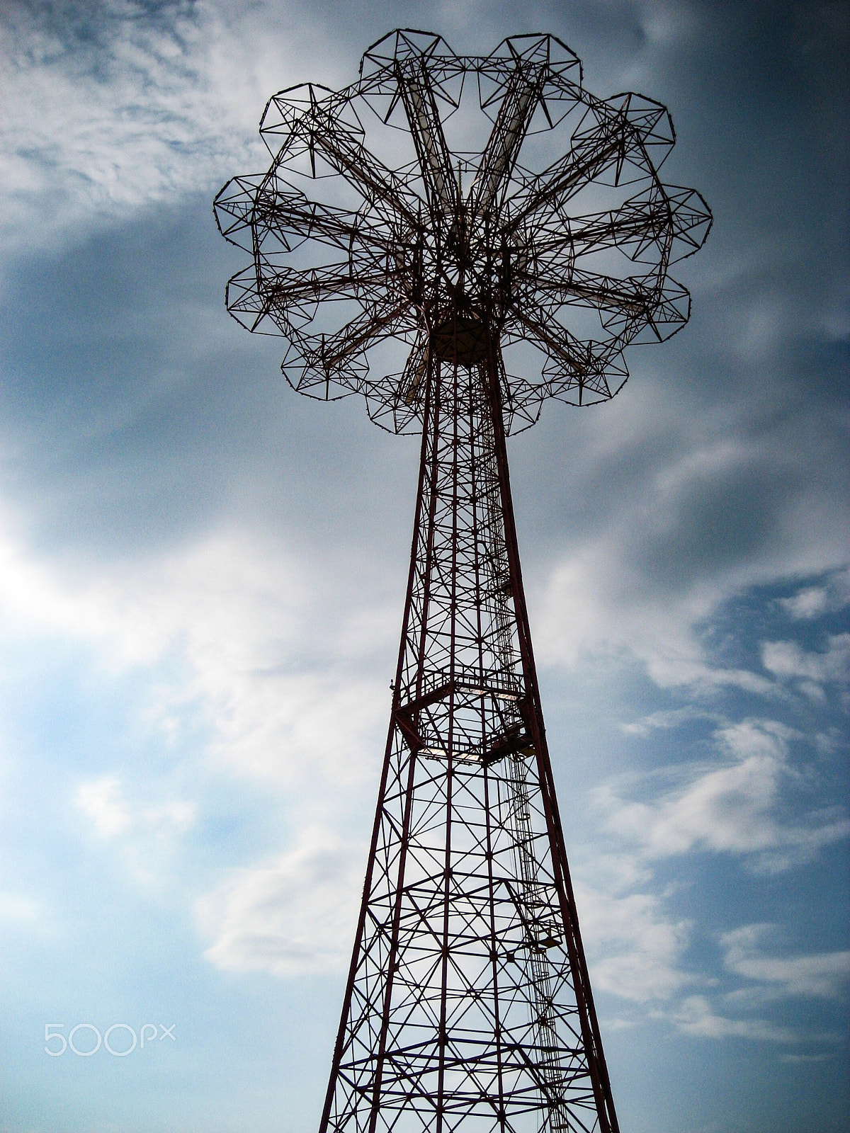 Canon POWERSHOT SD600 sample photo. Coney island tower photography