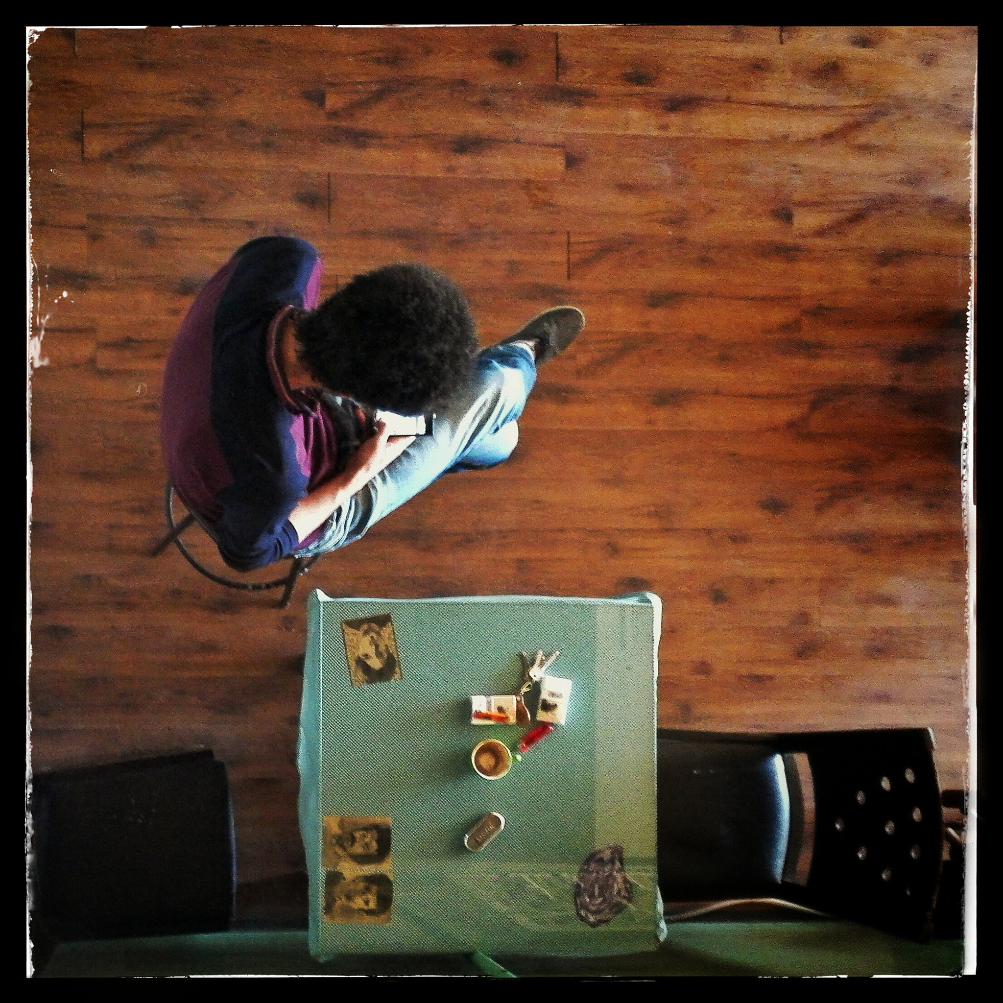 HUAWEI H60-L04 sample photo. Coffeman in coffeshop photography