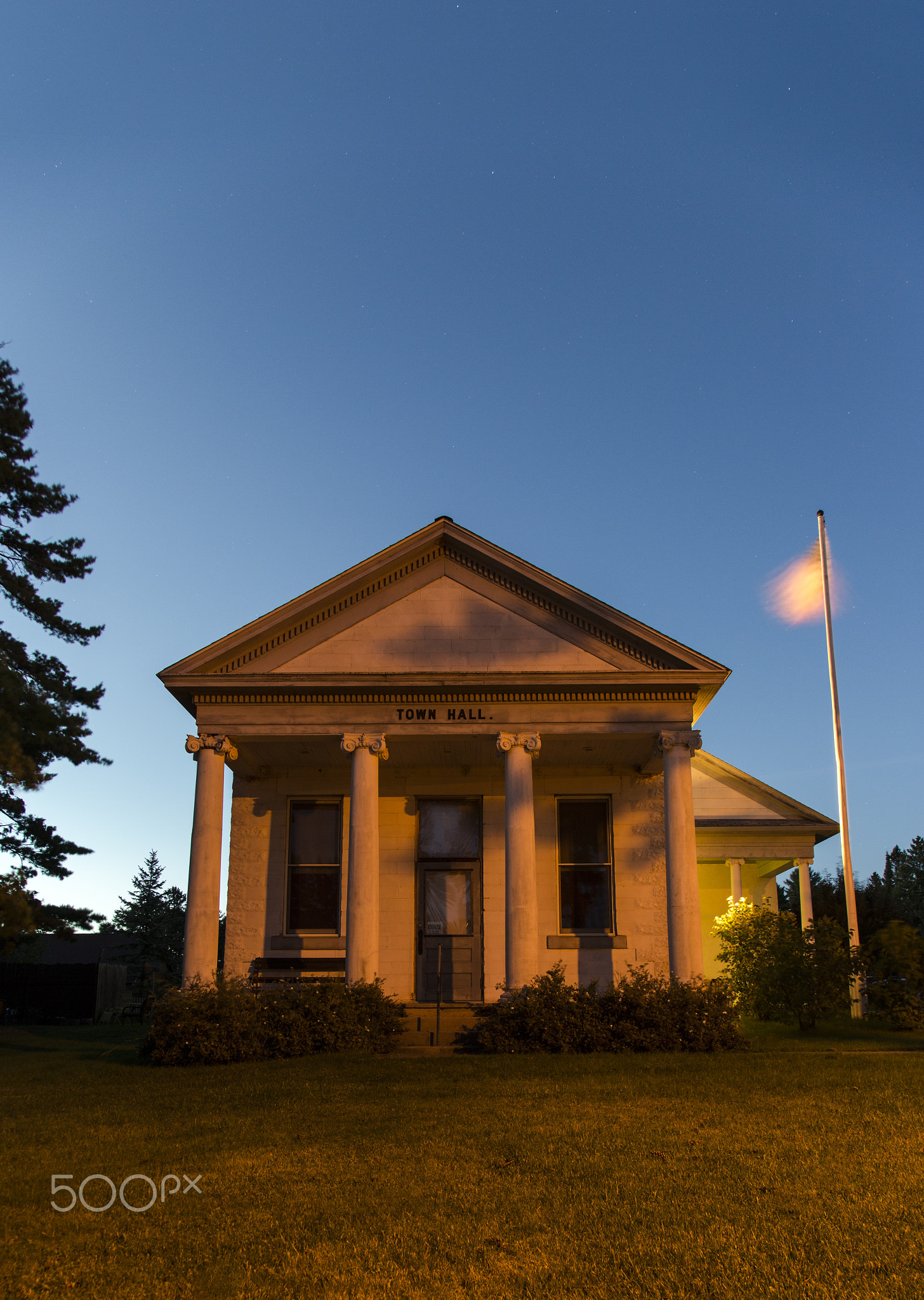 Town Hall of Madeline Island, La Pointe, Wisconsin