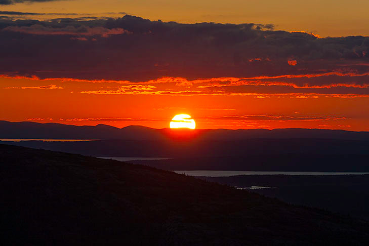 Canon EOS 400D (EOS Digital Rebel XTi / EOS Kiss Digital X) sample photo. Sunset cadillac mountain photography