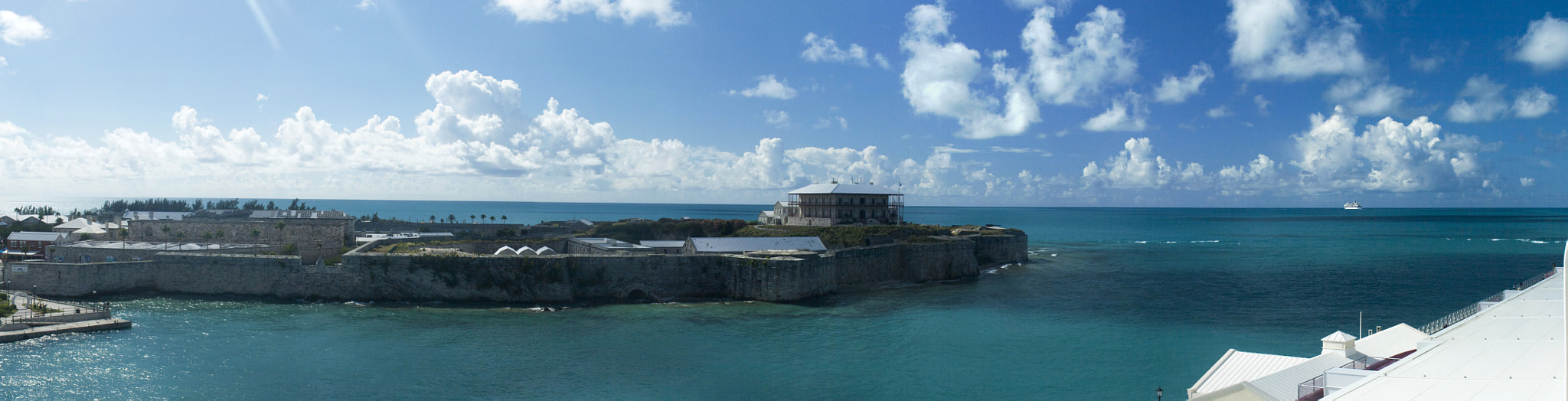 Canon EF-S 18-55mm F3.5-5.6 sample photo. Bermuda port view photography