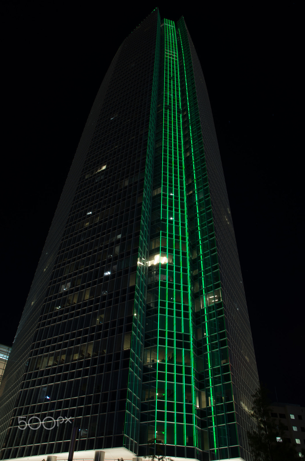 Pentax K-5 IIs sample photo. Devon energy tower photography