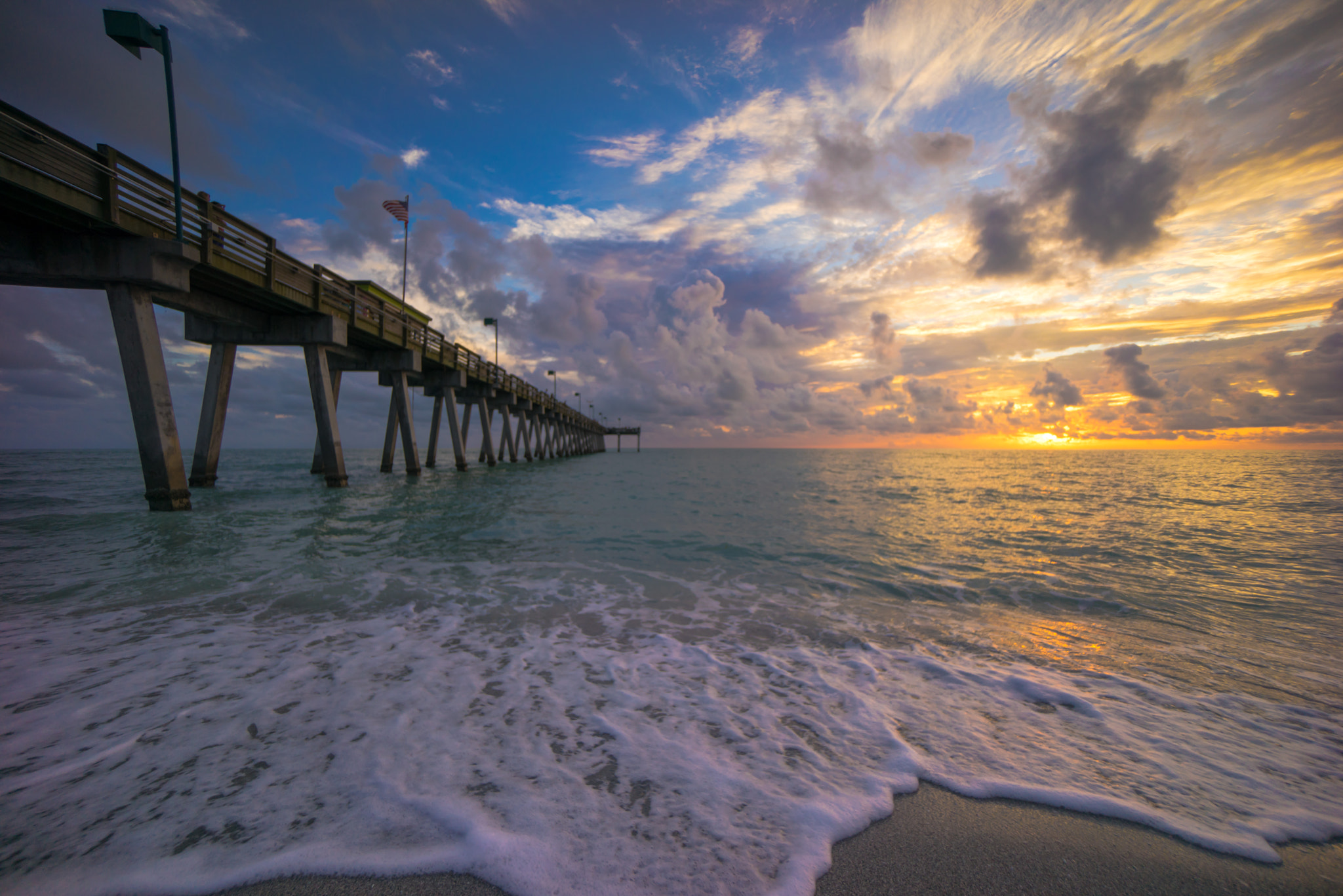 Sony E 10-18mm F4 OSS sample photo. Venice beach and pier photography