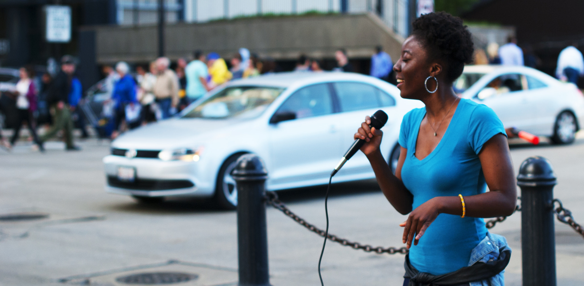 Nikon D80 + Nikon AF-S Nikkor 50mm F1.4G sample photo. Chicago blues festival 2016 photography