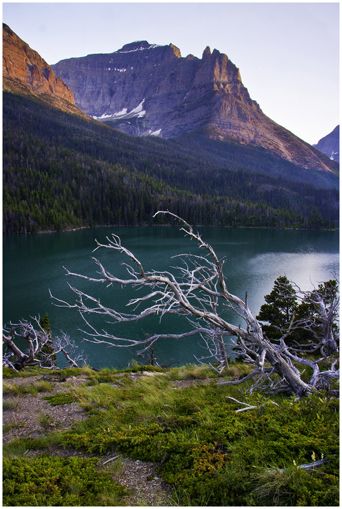 Canon EOS 400D (EOS Digital Rebel XTi / EOS Kiss Digital X) sample photo. Sunset point, glacier n.p. photography