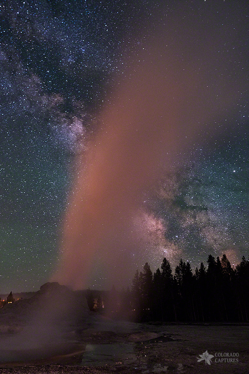 smc PENTAX-F 28mm F2.8 sample photo. Geyser x photography