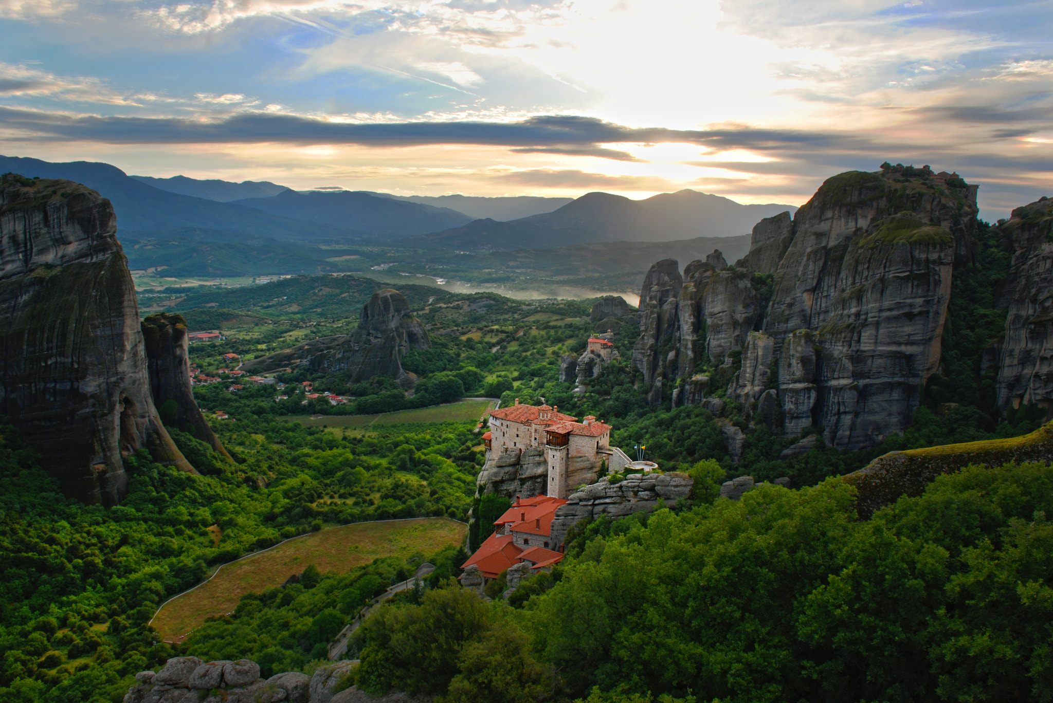 Nikon D80 sample photo. Meteora photography