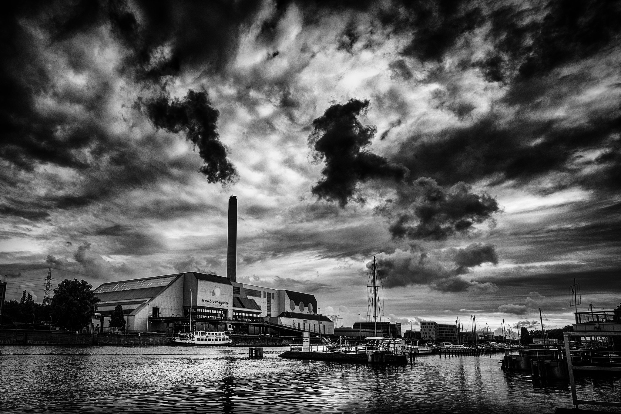 ZEISS Touit 12mm F2.8 sample photo. Harbor - brussels photography