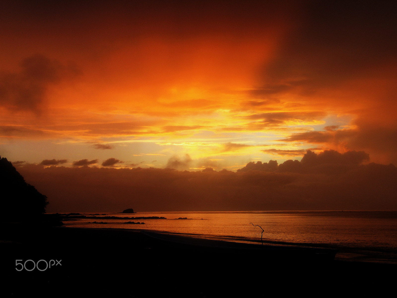 Canon POWERSHOT G6 sample photo. Pacific sunset, costa rica photography