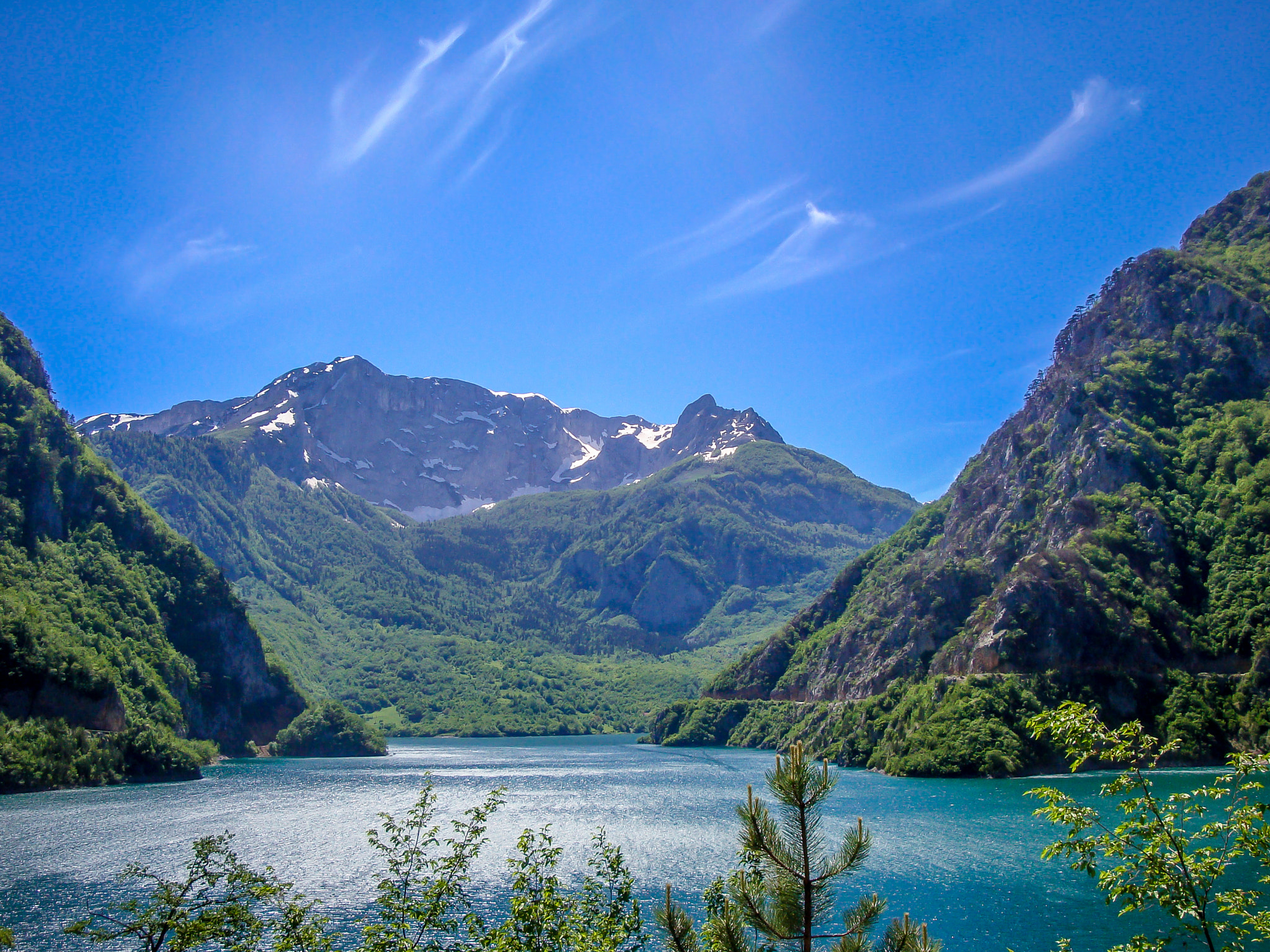 Sony Cyber-shot DSC-W150 sample photo. Piva lake photography