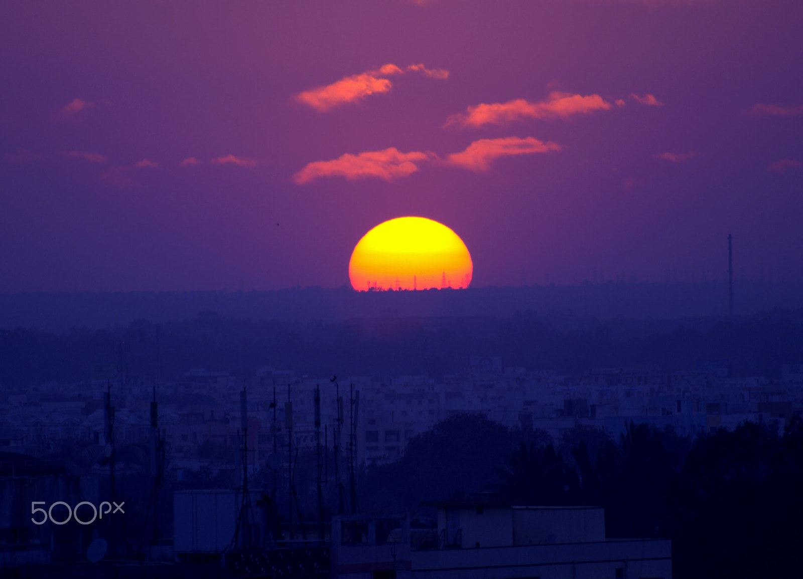Sigma 70-300mm F4-5.6 APO Macro Super II sample photo. A view from my balcony photography