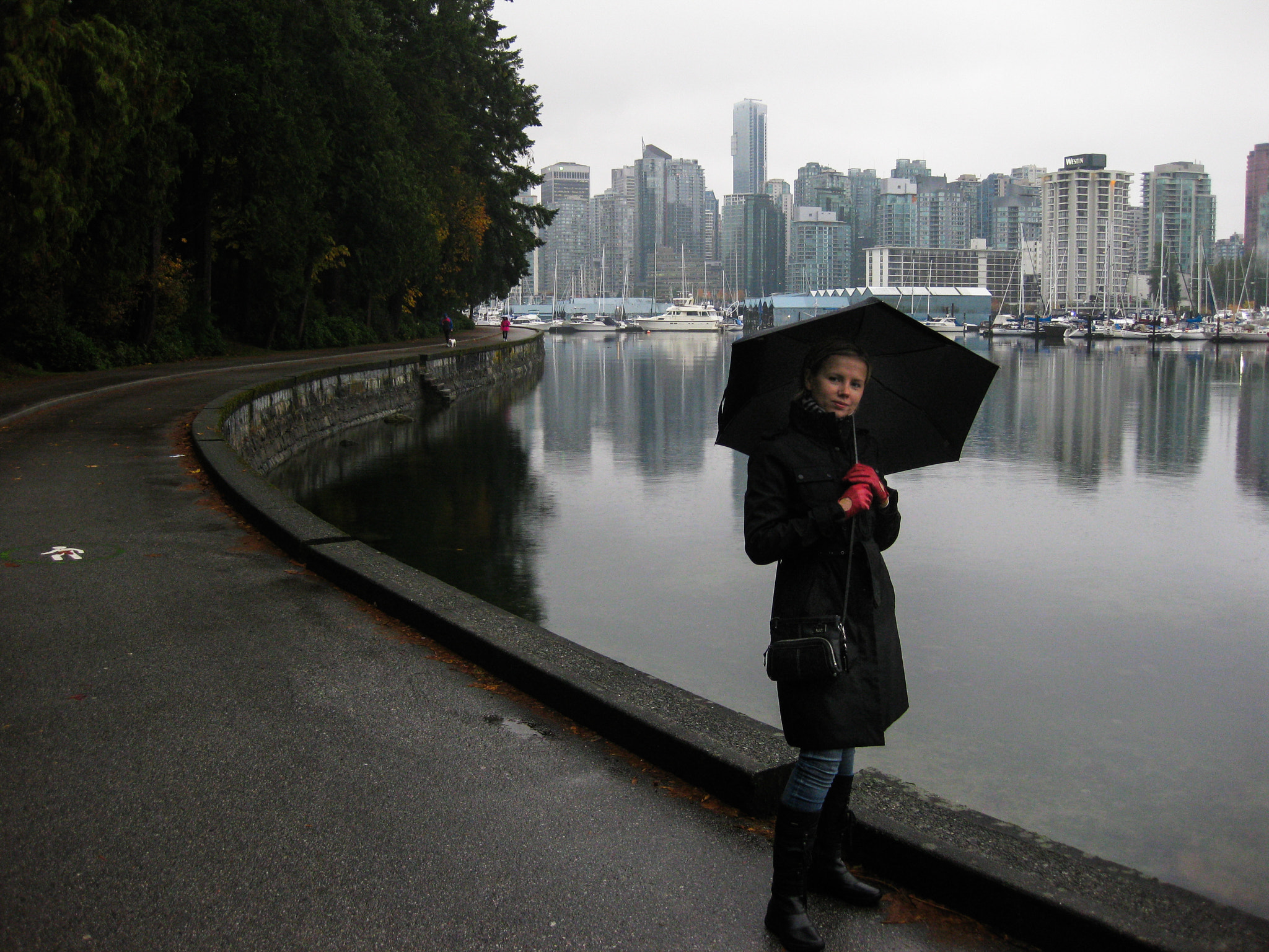 Canon PowerShot SD790 IS (Digital IXUS 90 IS / IXY Digital 95 IS) sample photo. Vancouver rain photography