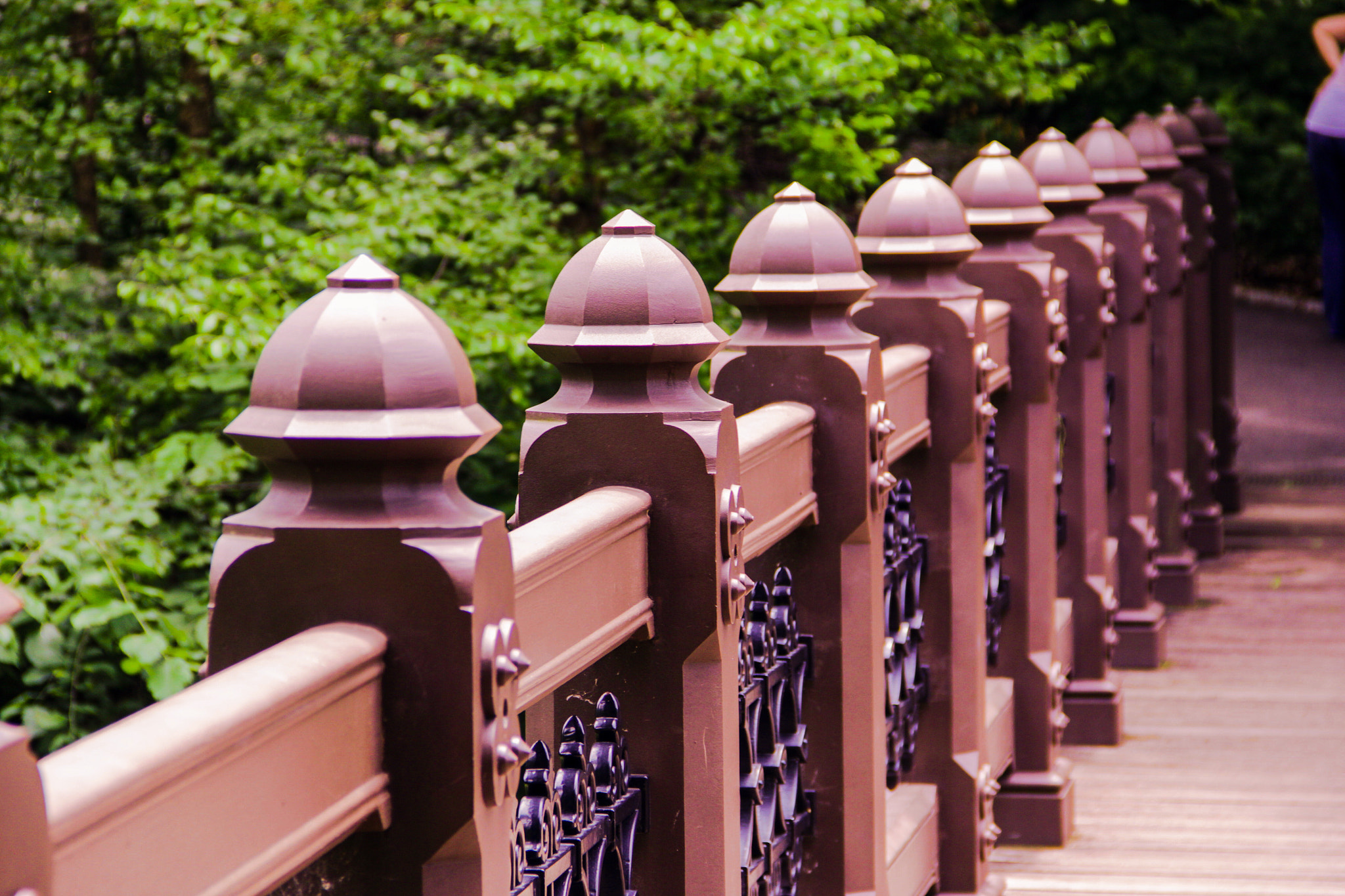 Canon EF-S 18-135mm F3.5-5.6 IS sample photo. Oak bridge in central park ny photography