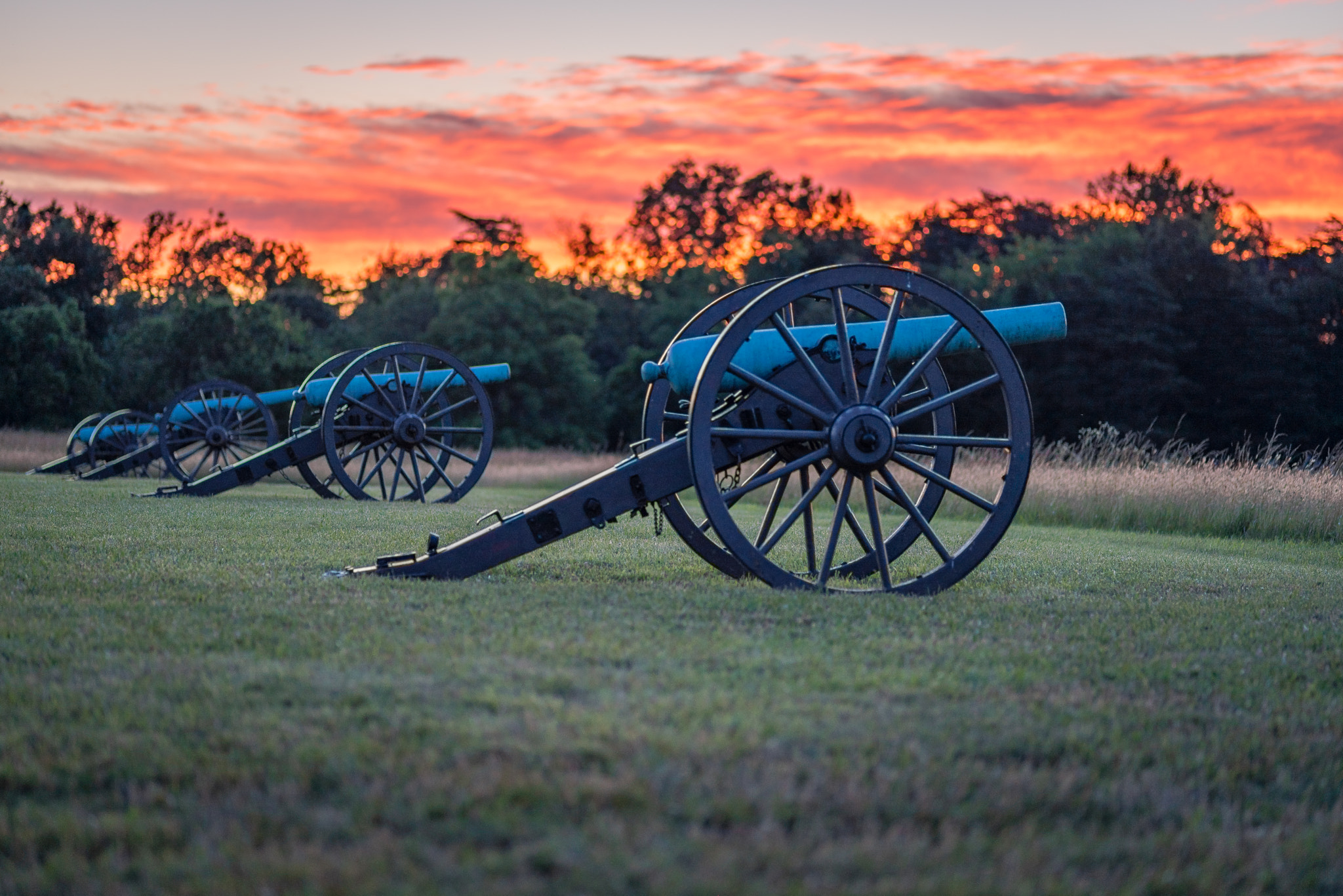 ZEISS Milvus 100mm F2 Macro sample photo. Battlefield sunrise photography