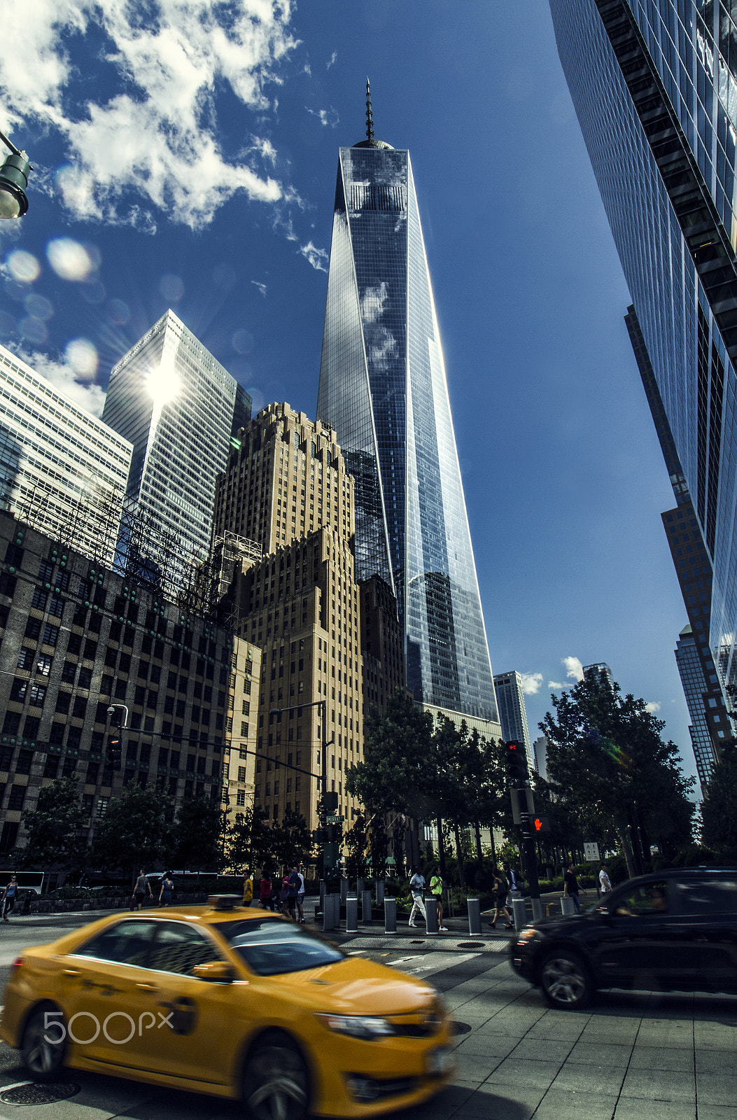 Canon EF-S 10-18mm F4.5–5.6 IS STM sample photo. Taxi manhattan photography