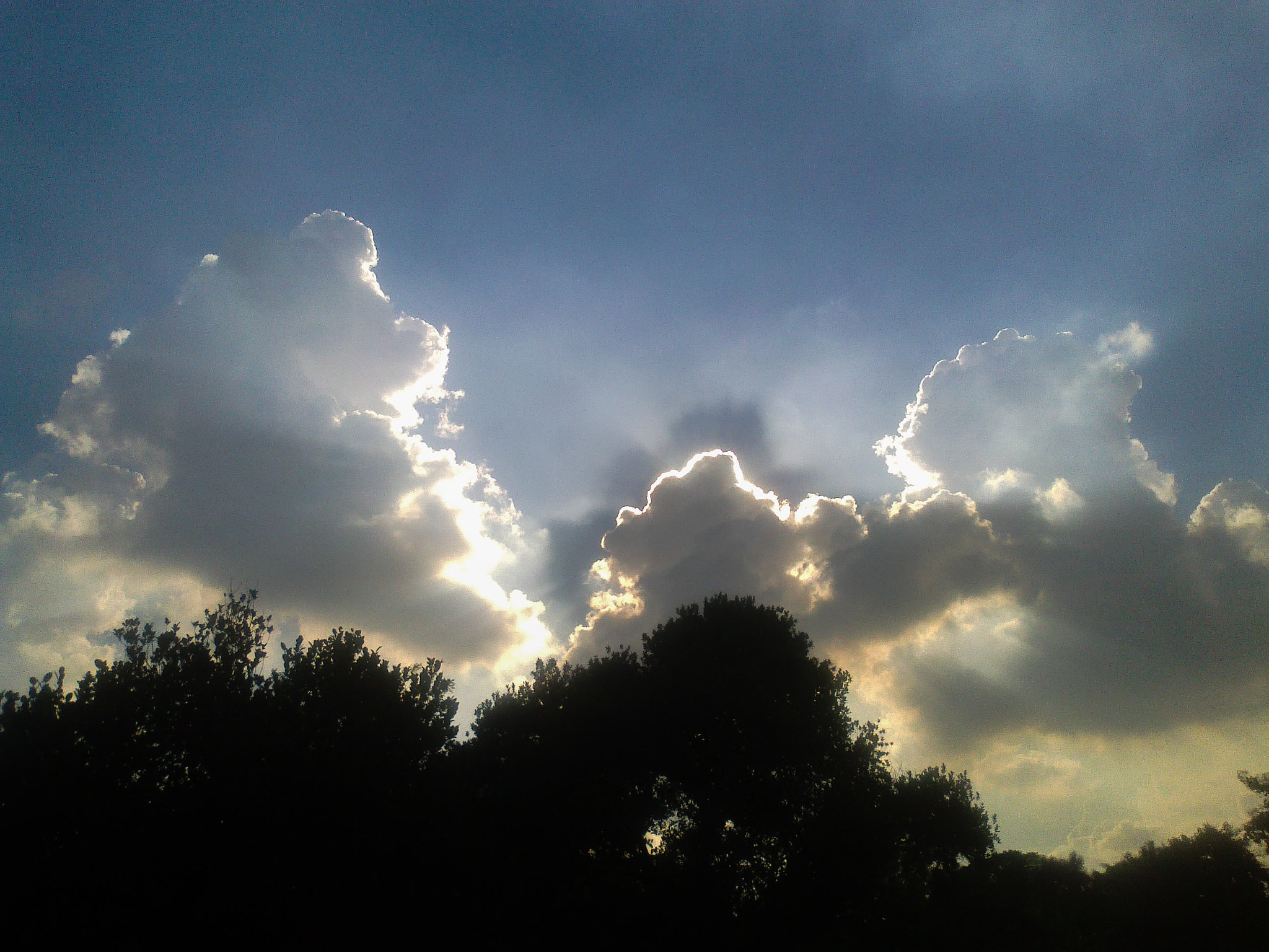 Nokia C5-00.2 sample photo. Burning clouds...  photography