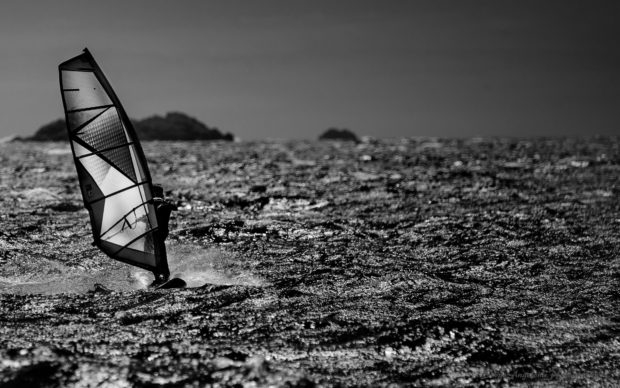 Tamron SP 150-600mm F5-6.3 Di VC USD sample photo. Windsurf in night photography