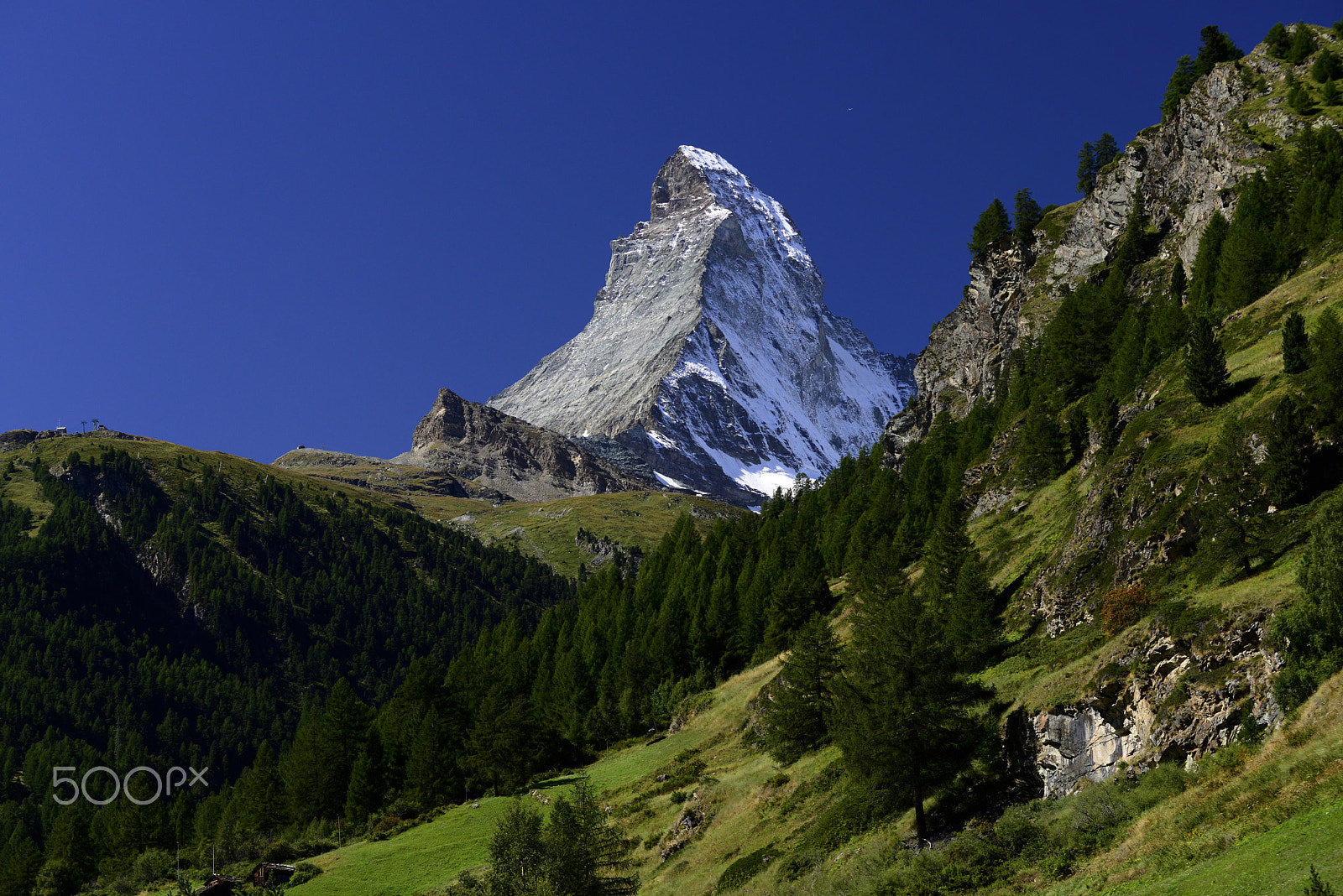 PC Micro-Nikkor 85mm f/2.8D sample photo. His majesty matterhorn photography