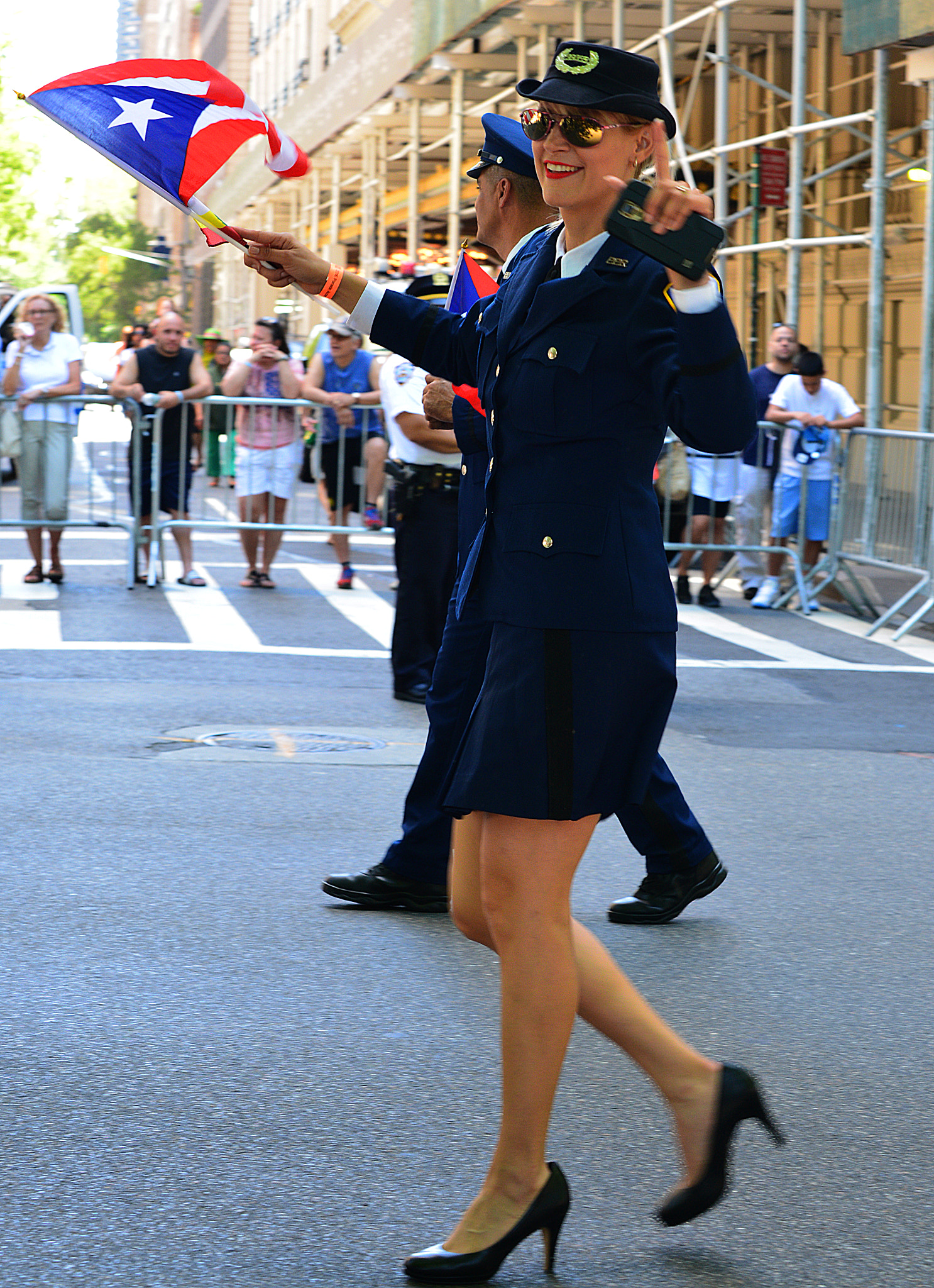 Nikon AF-S Nikkor 400mm F2.8D ED-IF II sample photo. National puerto rican day parade nyc photography