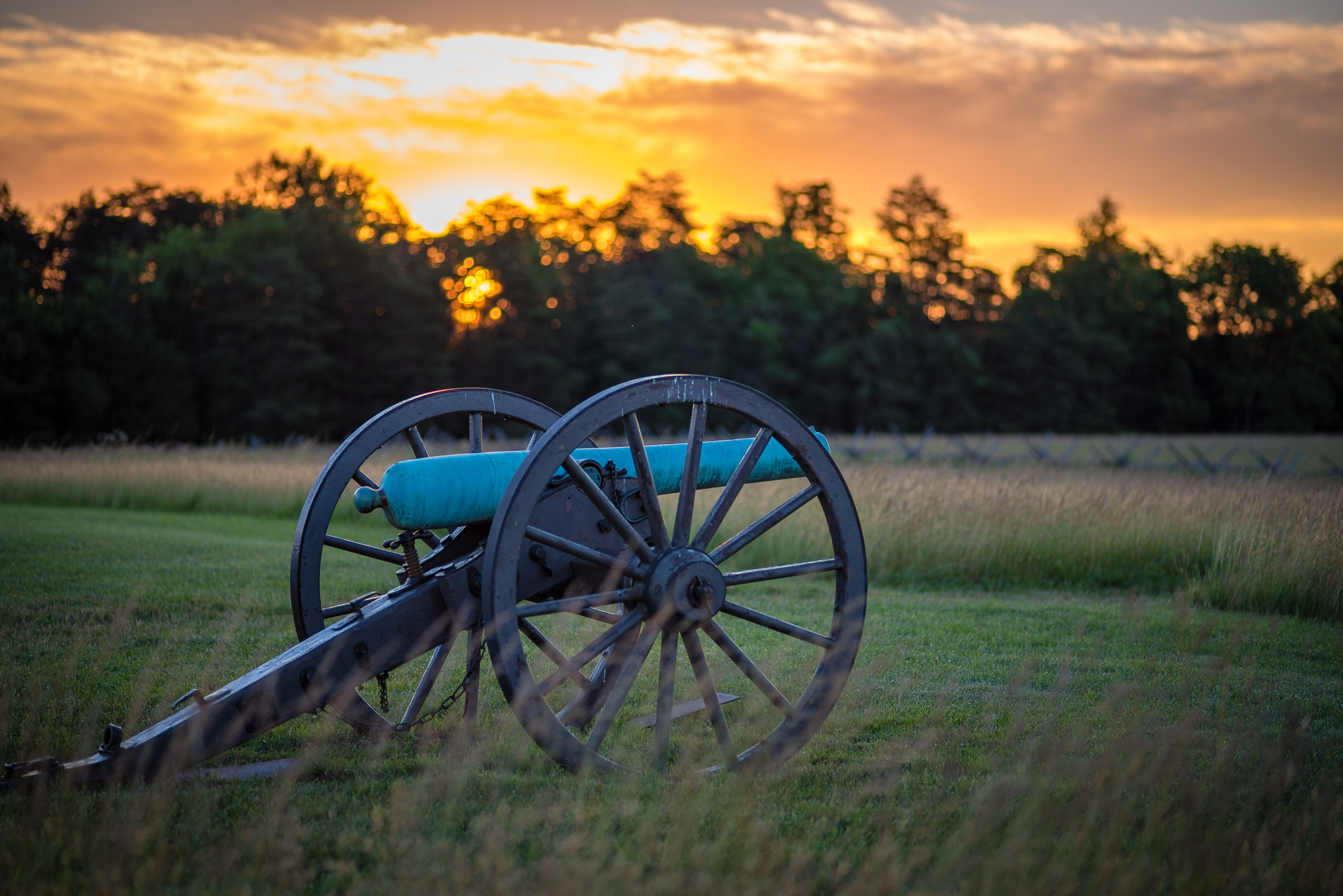 ZEISS Milvus 100mm F2 Macro sample photo. Battlefield golden sunrise photography