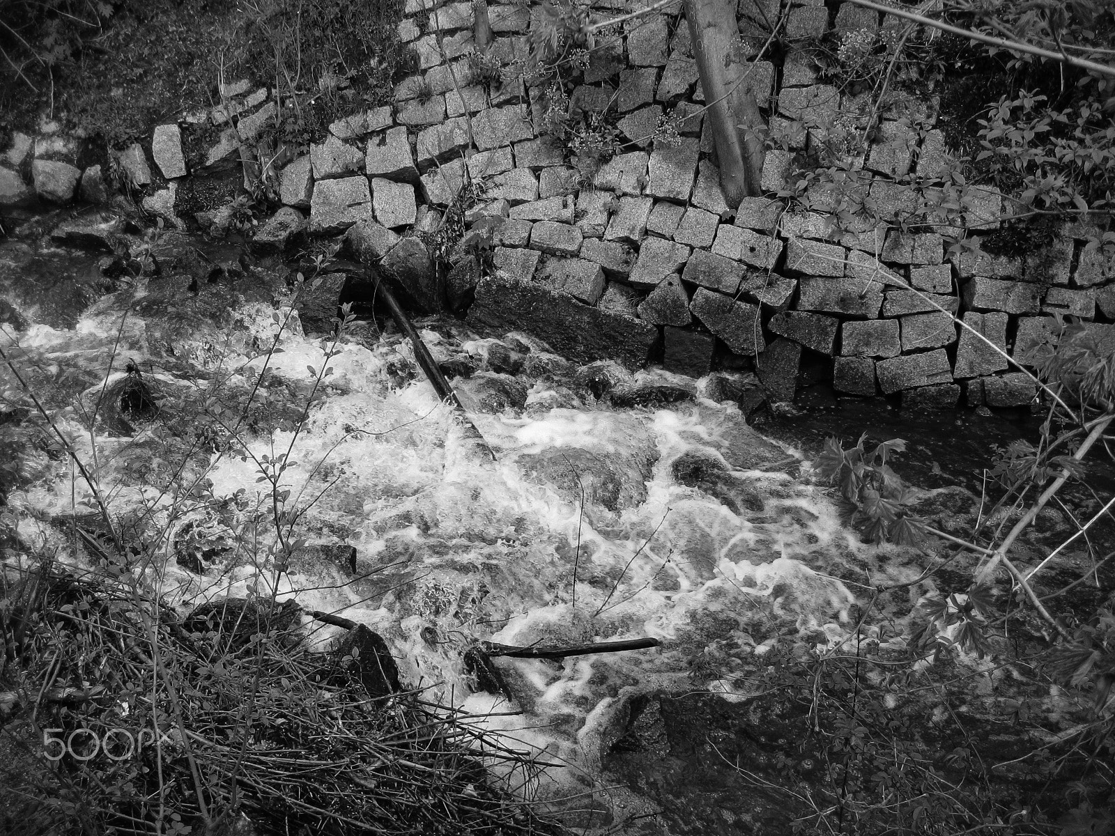 Canon DIGITAL IXUS 65 sample photo. Watercourse-waterfall photography