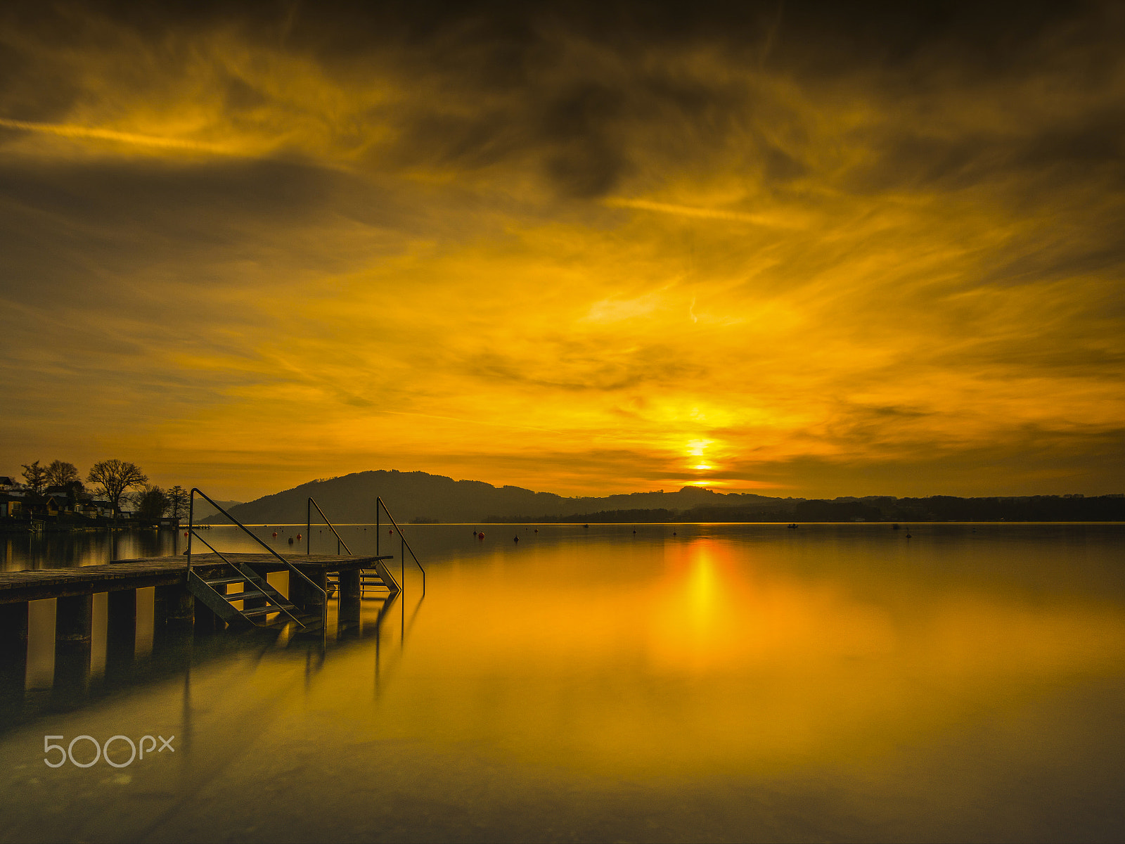 Minolta AF 28-80mm F3.5-5.6 II sample photo. Sunset atterlake- austria photography