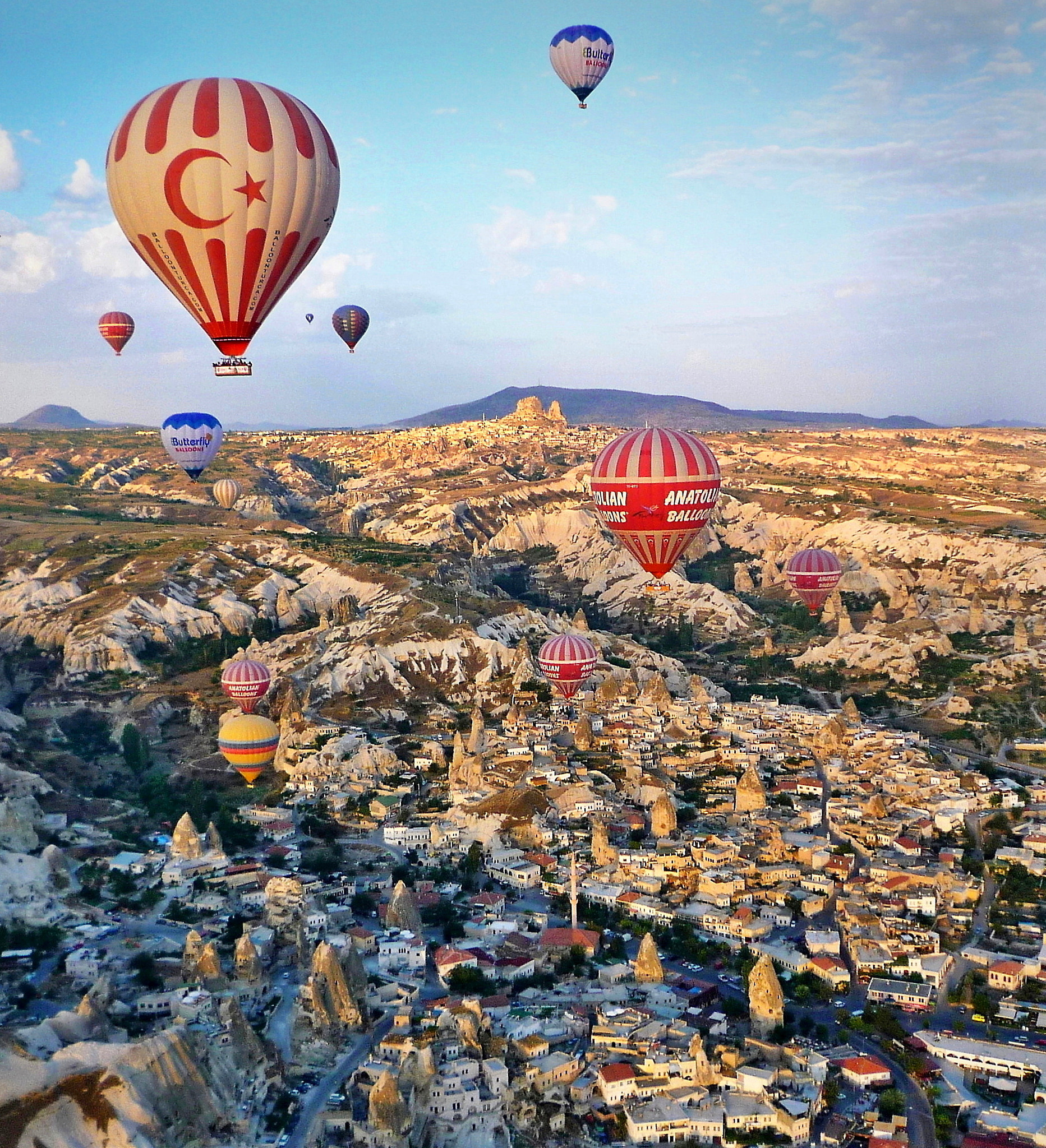 Panasonic DMC-FX500 sample photo. The sunrise above cappadocia photography