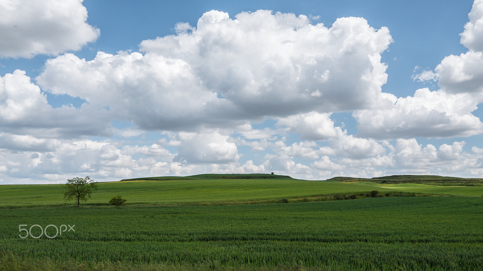 Panasonic Lumix DMC-GH4 sample photo. Spanish plains just before the mountains photography