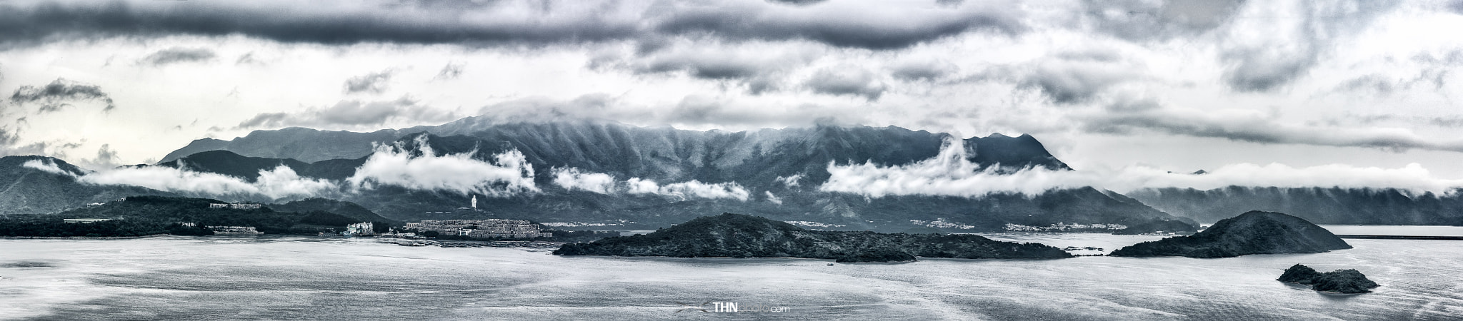 Sigma 70-200mm F2.8 EX DG OS HSM sample photo. Hong kong mountainscape panorama photography