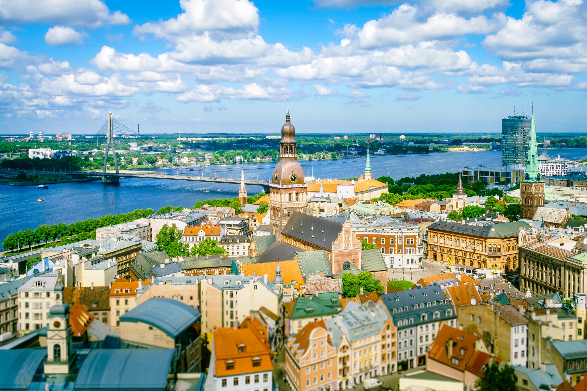 Sony ILCA-77M2 sample photo. Roofs of riga photography