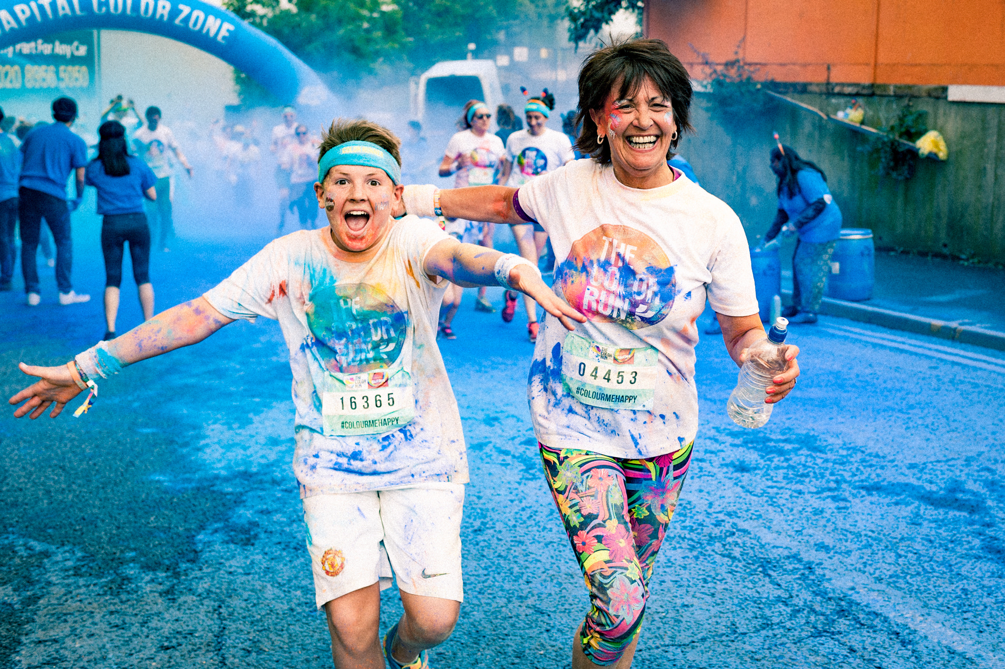 Nikon D3 + Nikon AF-S Nikkor 35mm F1.8G ED sample photo. The color run photography