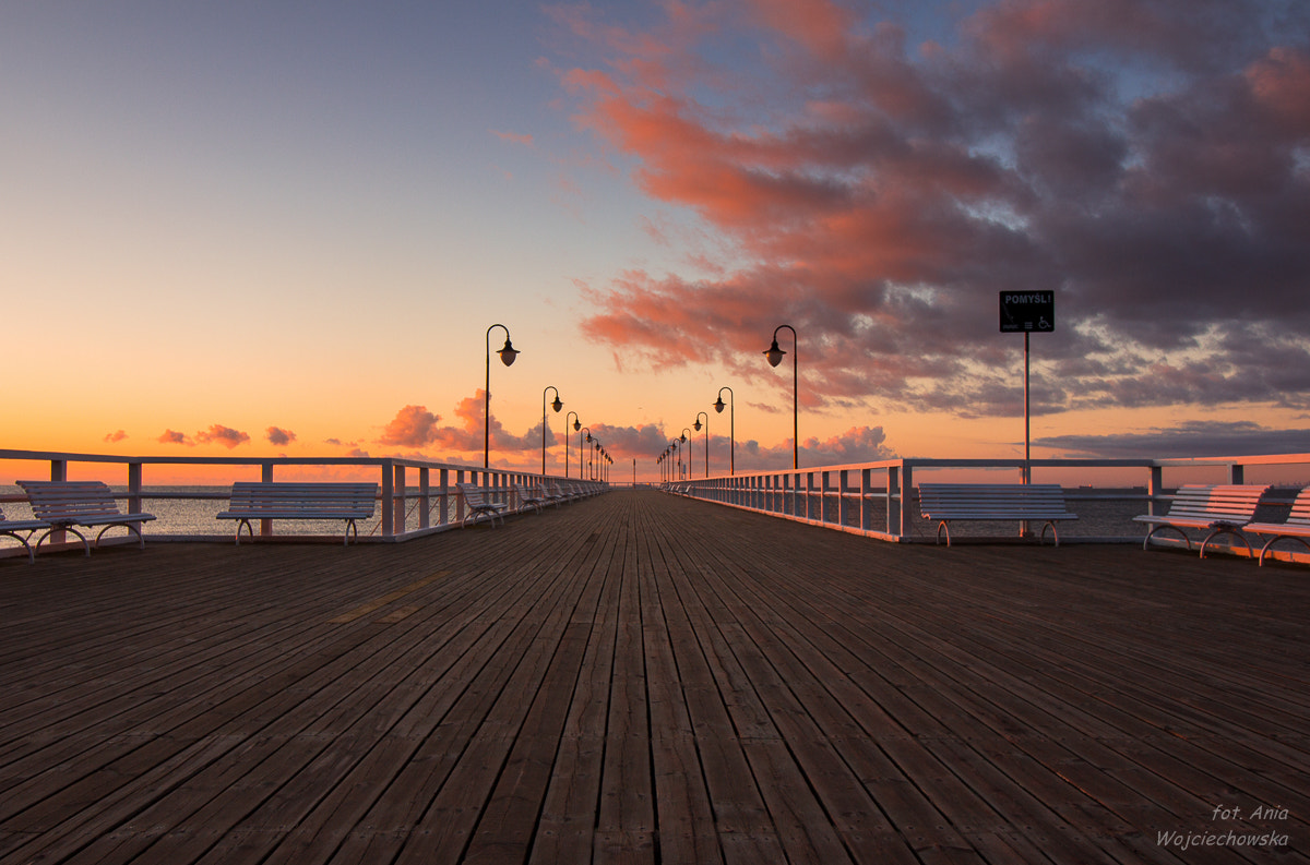 Canon EF-S 10-18mm F4.5–5.6 IS STM sample photo. Gdynia, sunrise photography