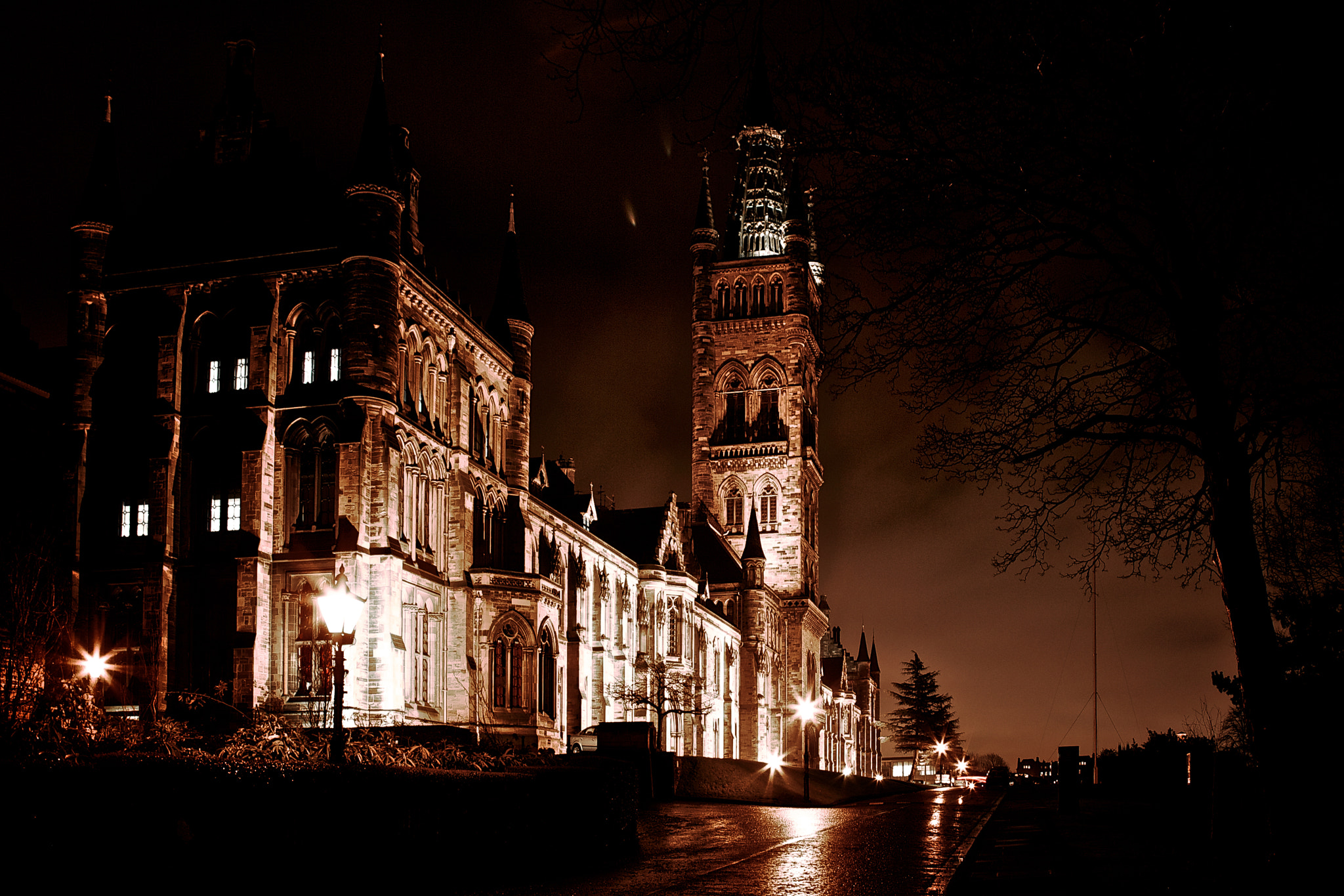 Canon EOS-1D Mark II N sample photo. University of glasgow, scotland photography
