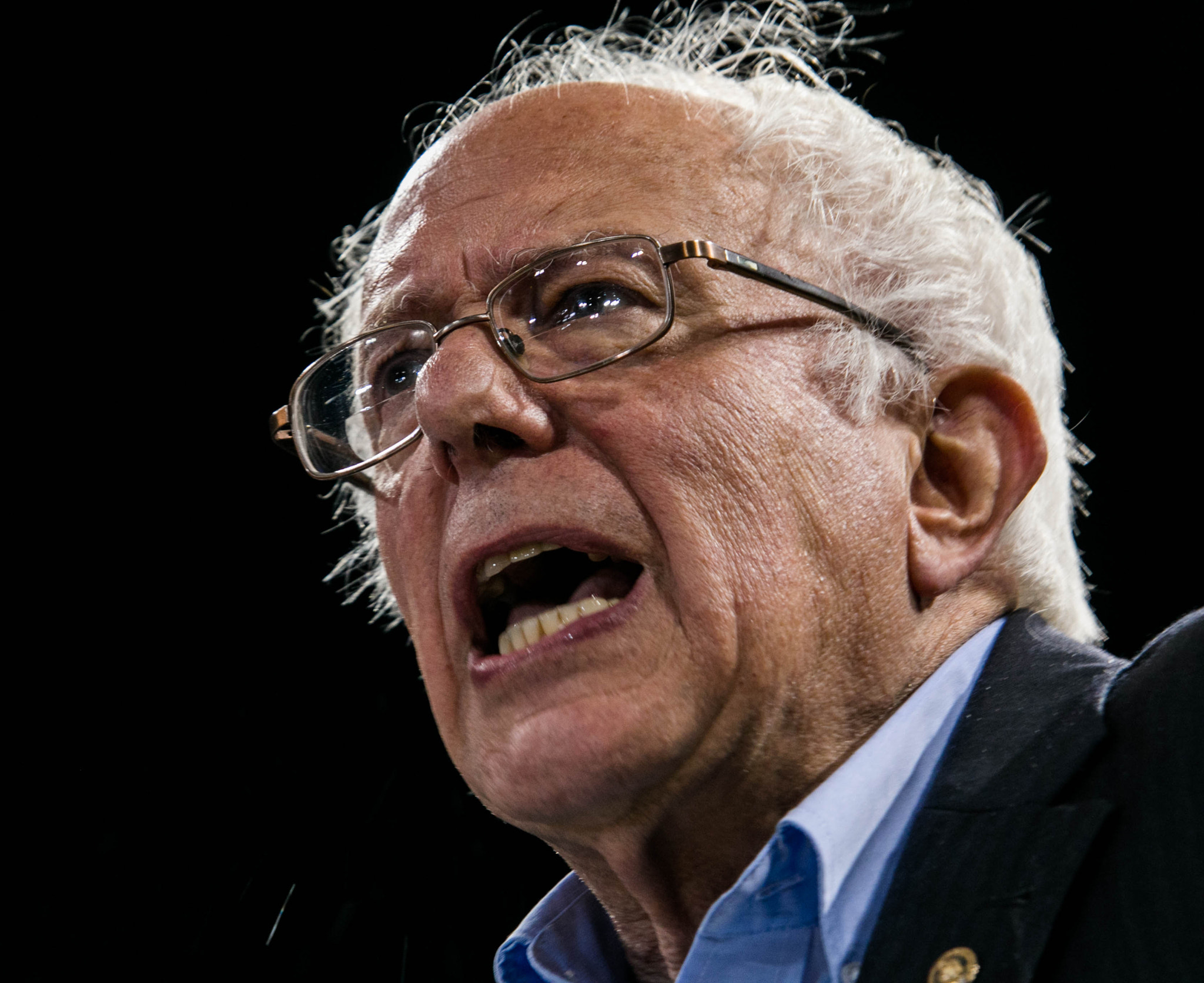 Canon EF 70-200mm F2.8L USM sample photo. Berni sanders during the rally he held on may 17, 2016 in carson, calif. as a last attempt to win... photography