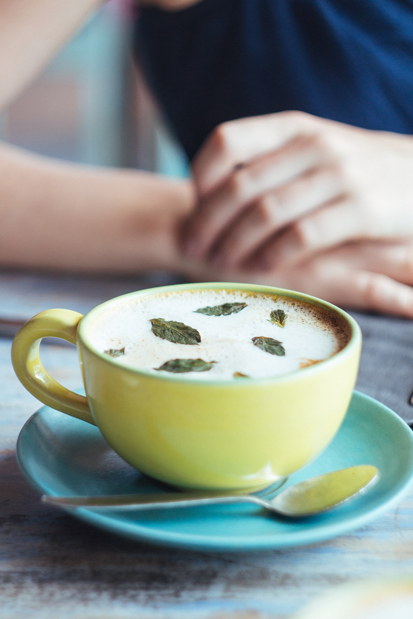Canon EF 35-80mm f/4-5.6 sample photo. Mint cappuccino photography