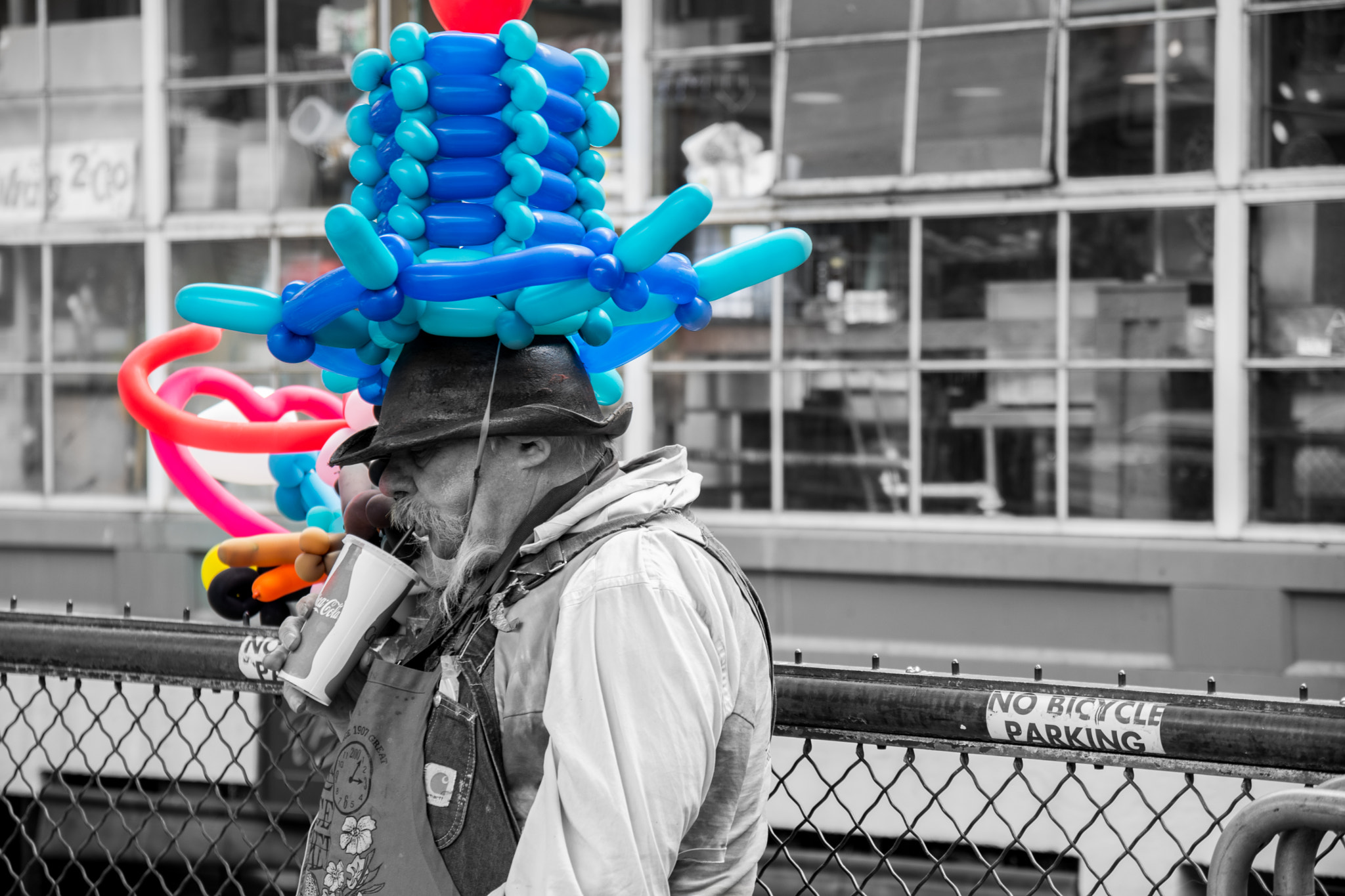 Sigma 17-70mm F2.8-4 DC Macro OS HSM | C sample photo. Balloon man photography